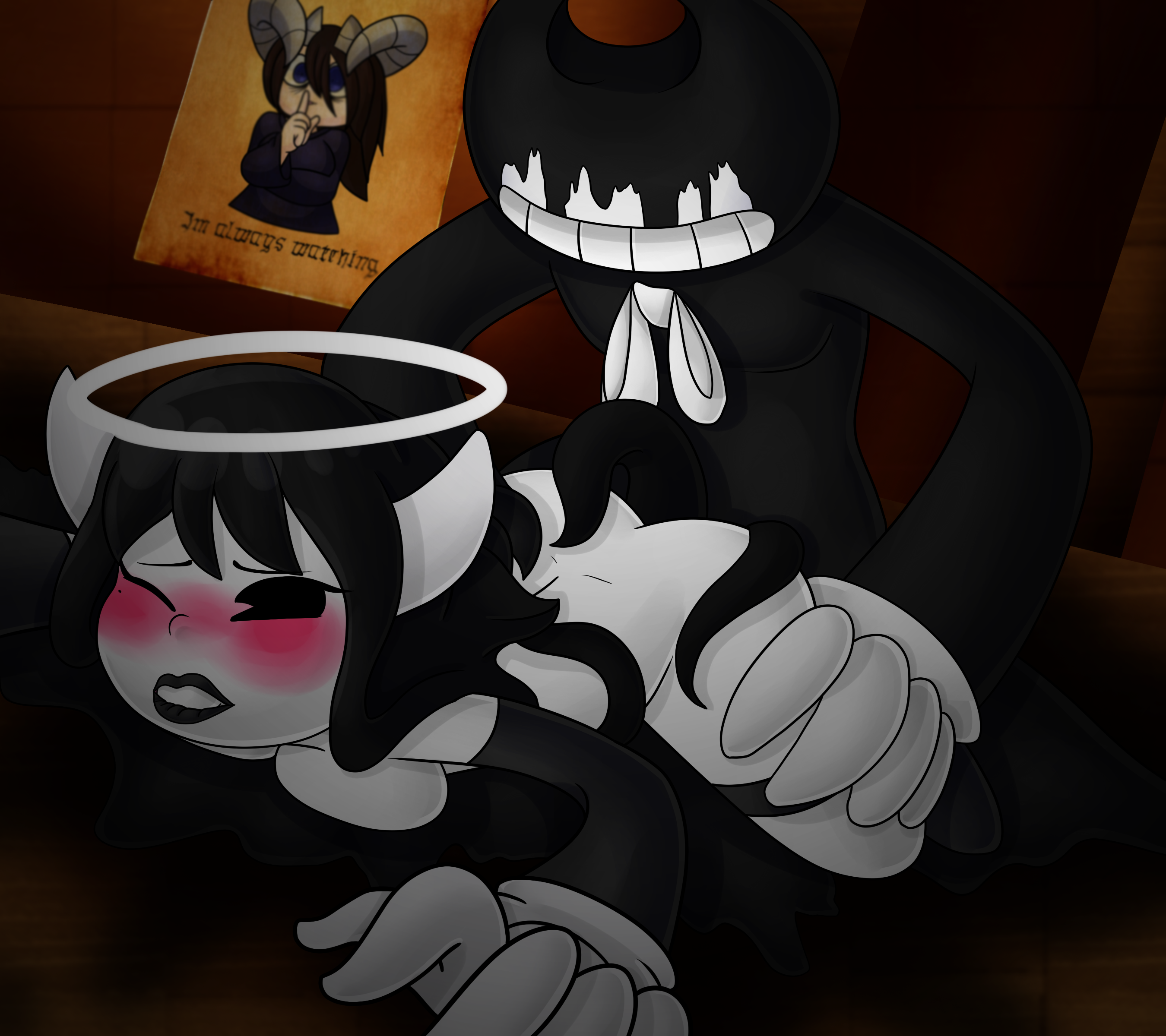 Post 2615251: Alice_Angel Bendy Bendy_and_the_Ink_Machine Inky_Bendy tagme  yoshimister