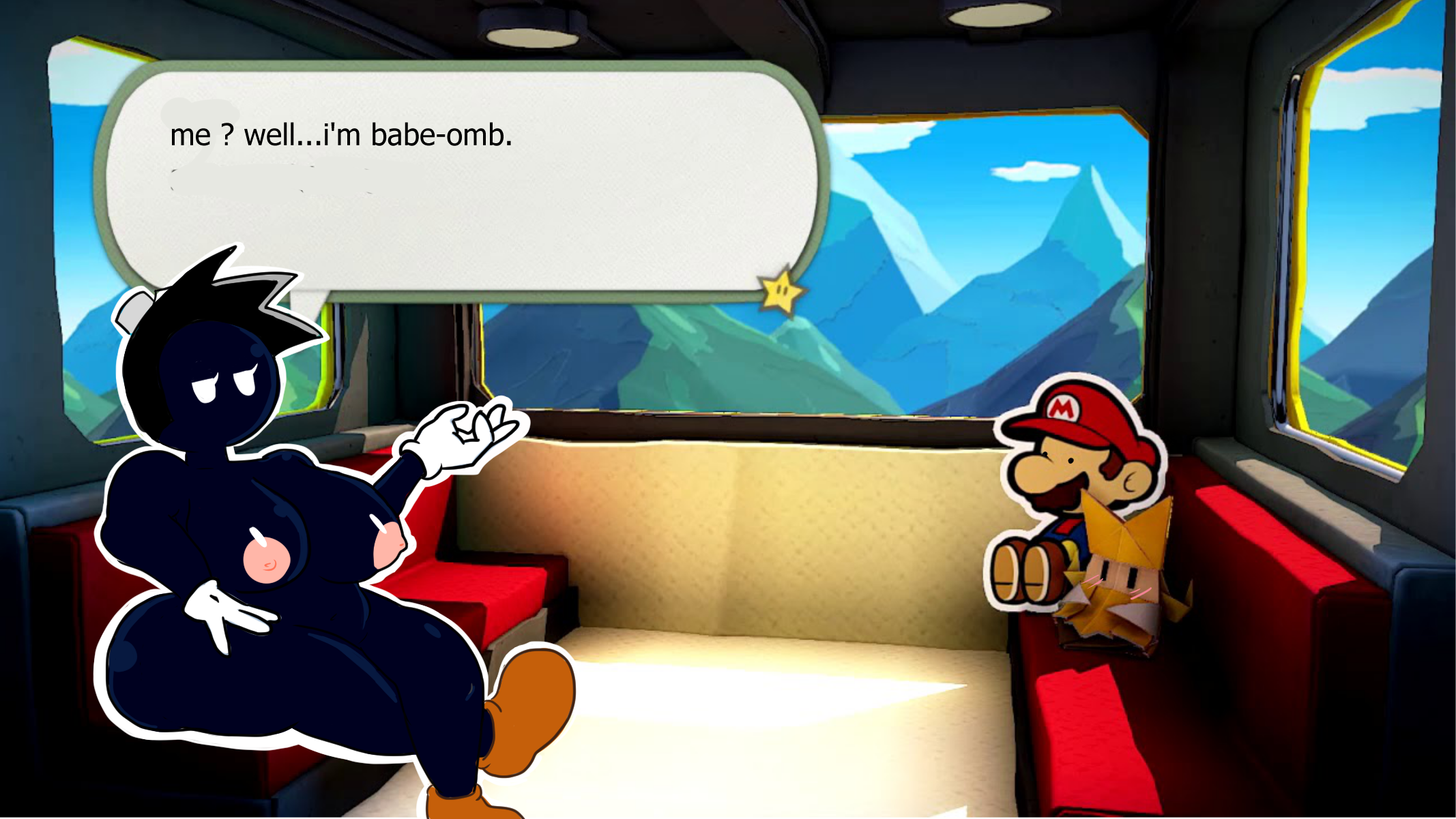 Post 3795011 Bob Omb Bobby Mario Olivia Papermario Papermariotheorigamiking Rule63 Super