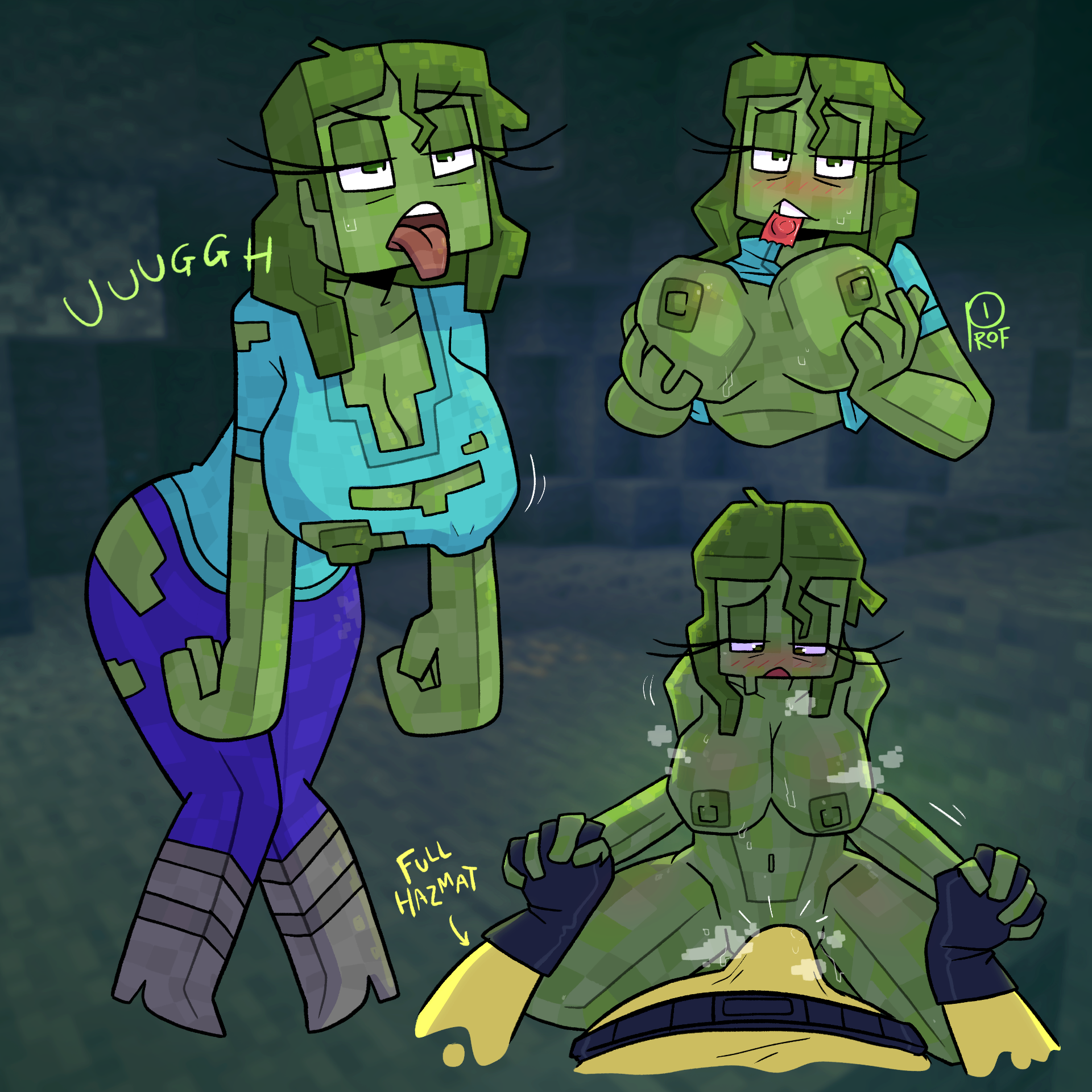 Minecraft zombie porn