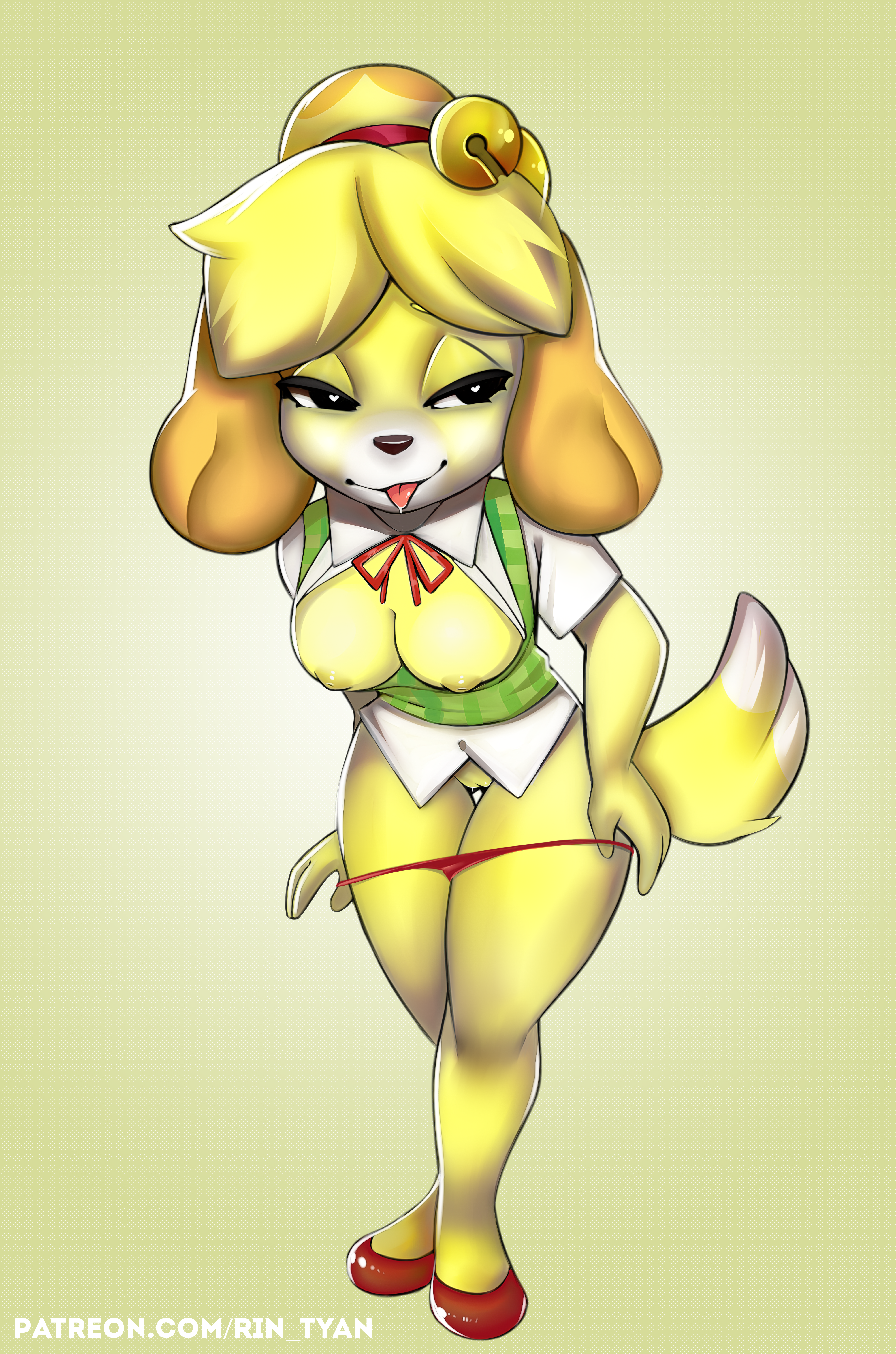 Animal_Crossing Isabelle Rin_Tyan