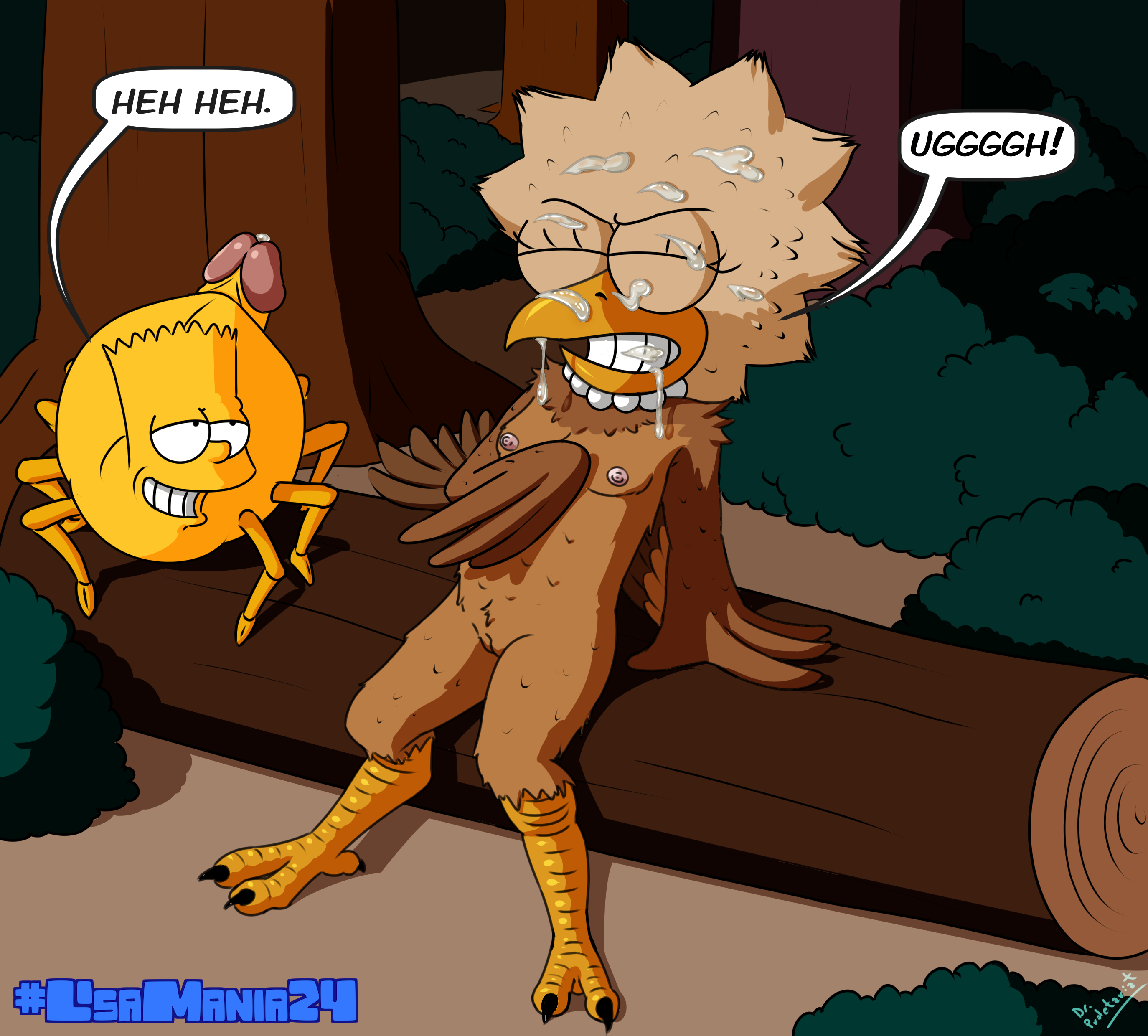 Bart_Simpson Dr._Proletariat Lisa_Simpson The_Simpsons Treehouse_of_Horror