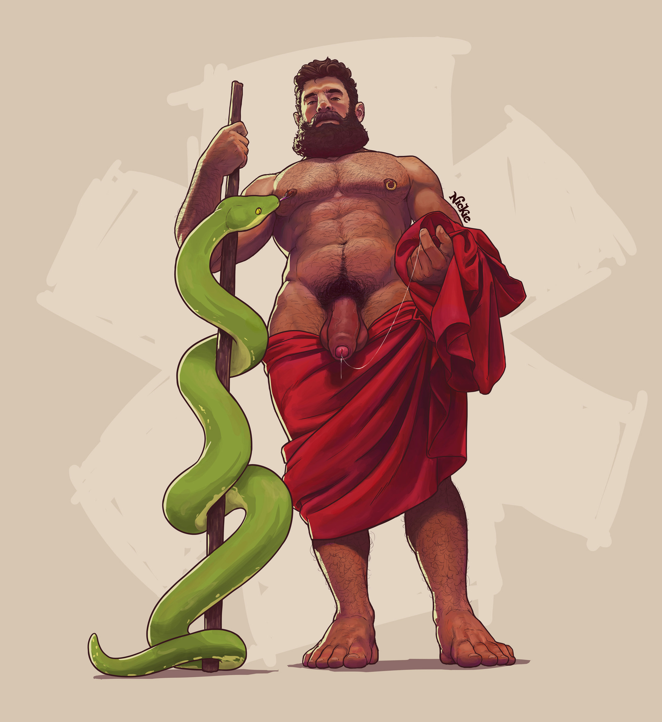 Asclepius Greek_mythology Nickie_Charles mythology