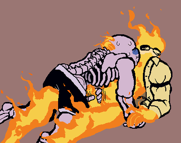 Grillby Sans Undertale