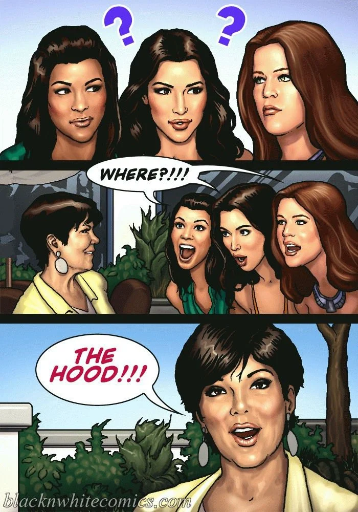 Post 5381932 Blacknwhite Comic Kim Kardashian Kris Jenner Yair