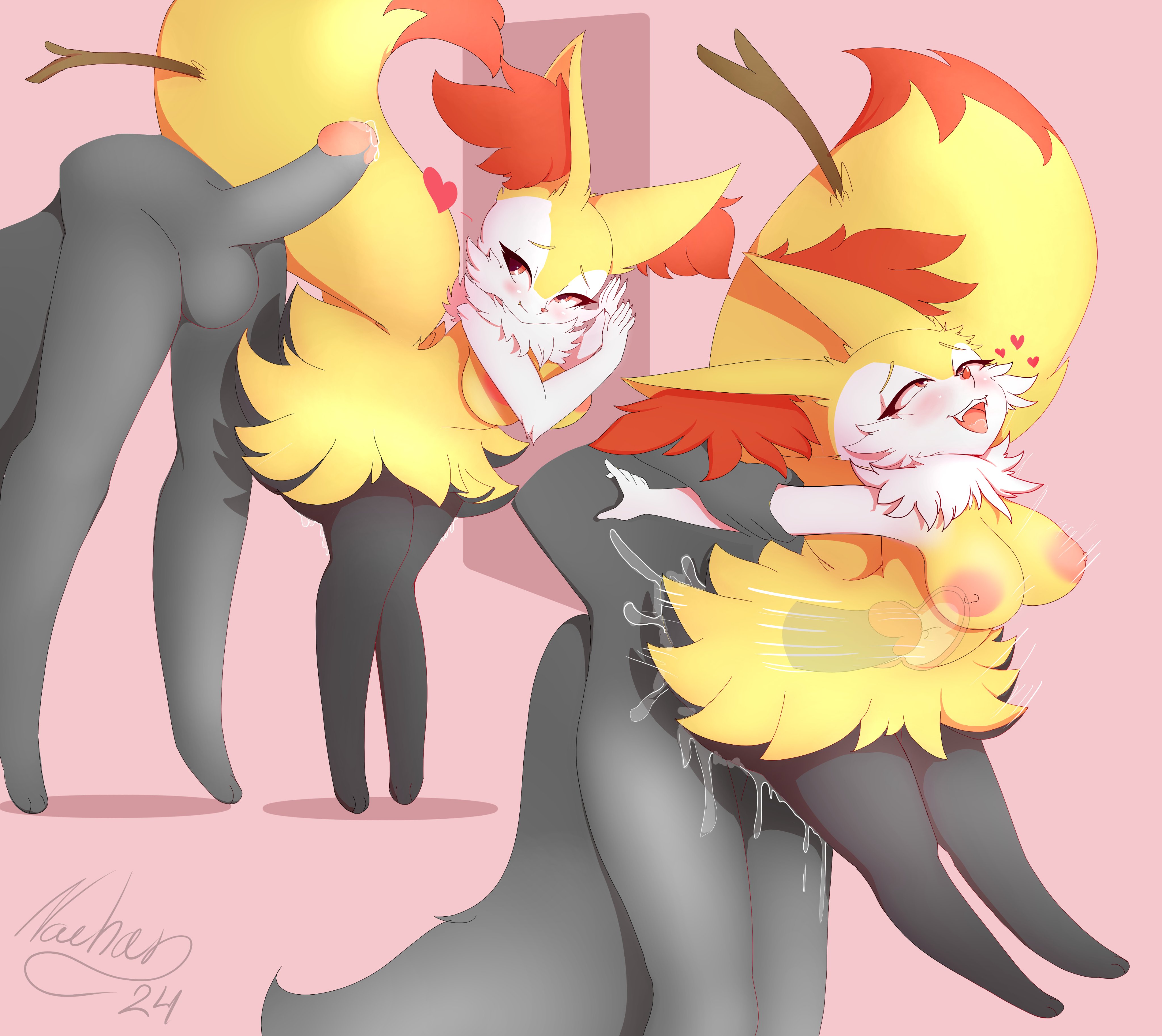 Braixen Porkyman nachan