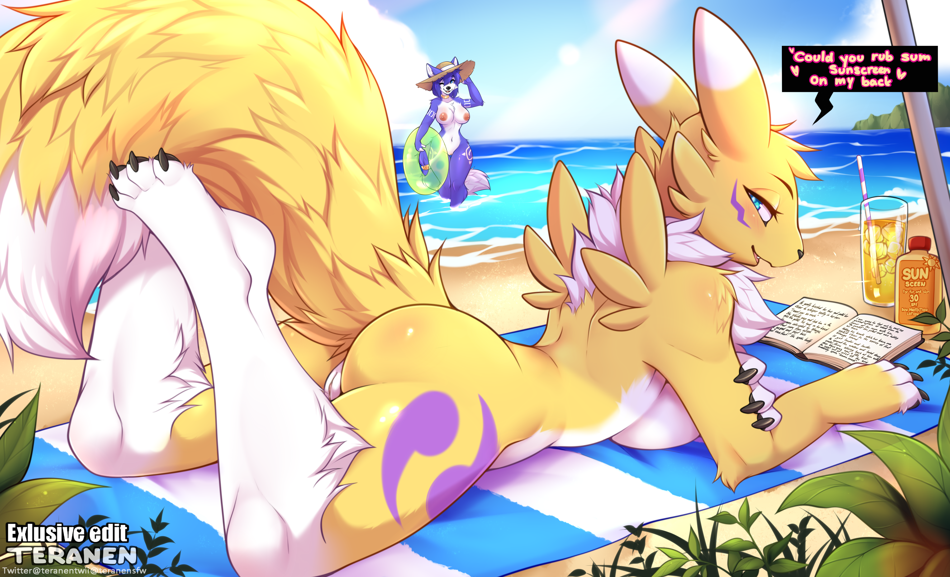 Digimon Krystal Renamon Star_Fox teranen