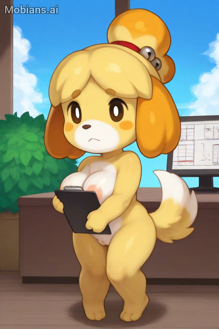 AI-generated Animal_Crossing Isabelle