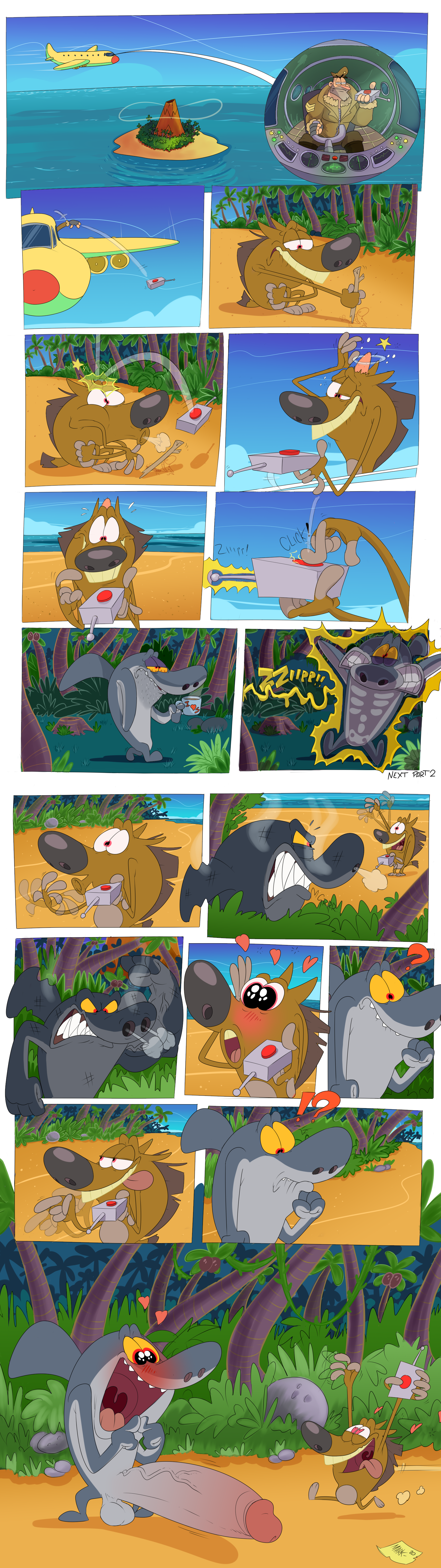 Post 3731981: comic foxbtails Sharko Zig Zig_and_Sharko