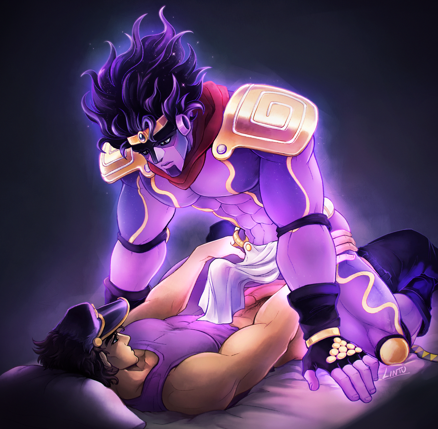 Jojo's_Bizarre_Adventure Jotaro_Kujo Lintufrikki Star_Platinum