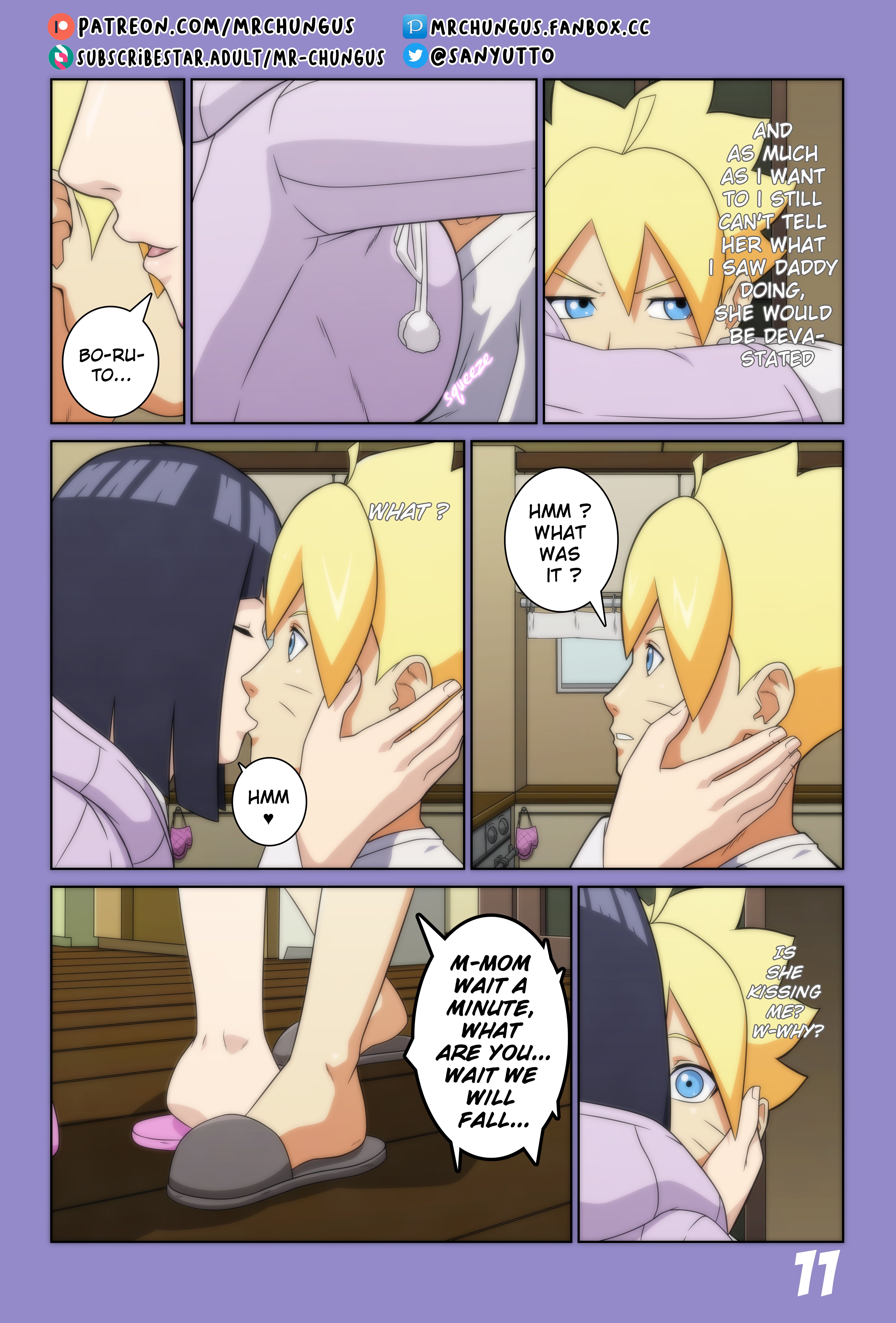 Boruto and hinata hentai comic