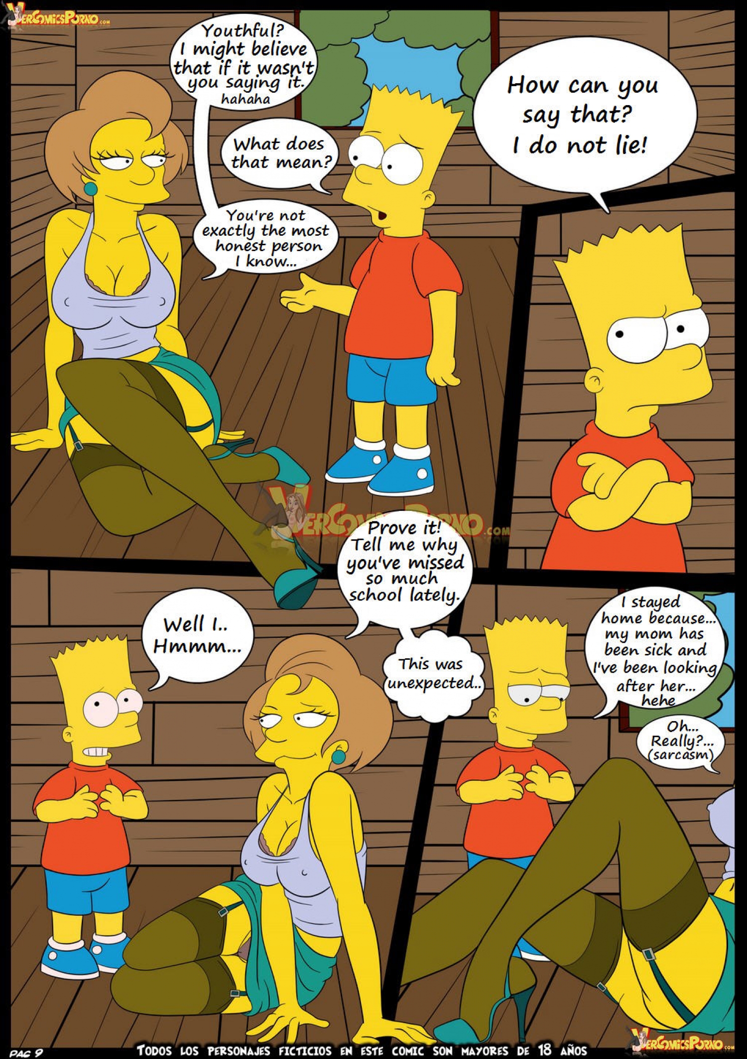 Post 2142034 Bart Simpson Comic Croc Artist Edna Krabappel The Simpsons Vercomicsporno