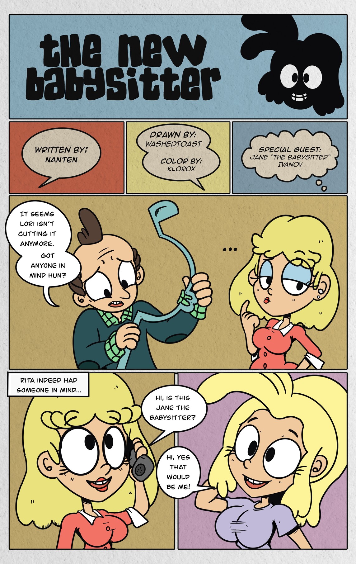 Lynn_Loud_Sr. Rita_Loud The_Loud_House comic washedtoast