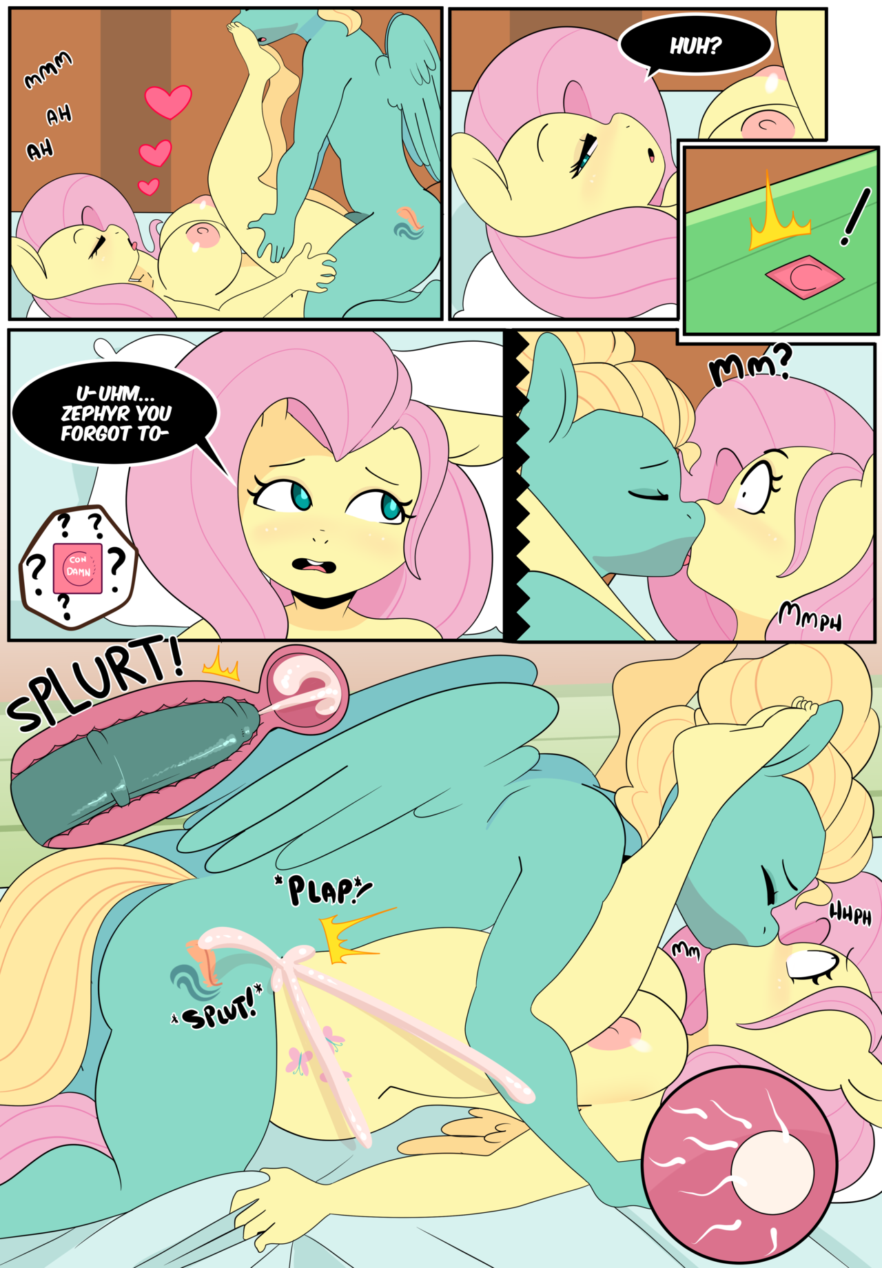 Fluttershy Friendship_is_Magic My_Little_Pony Somescrub Zephyr_Breeze comic