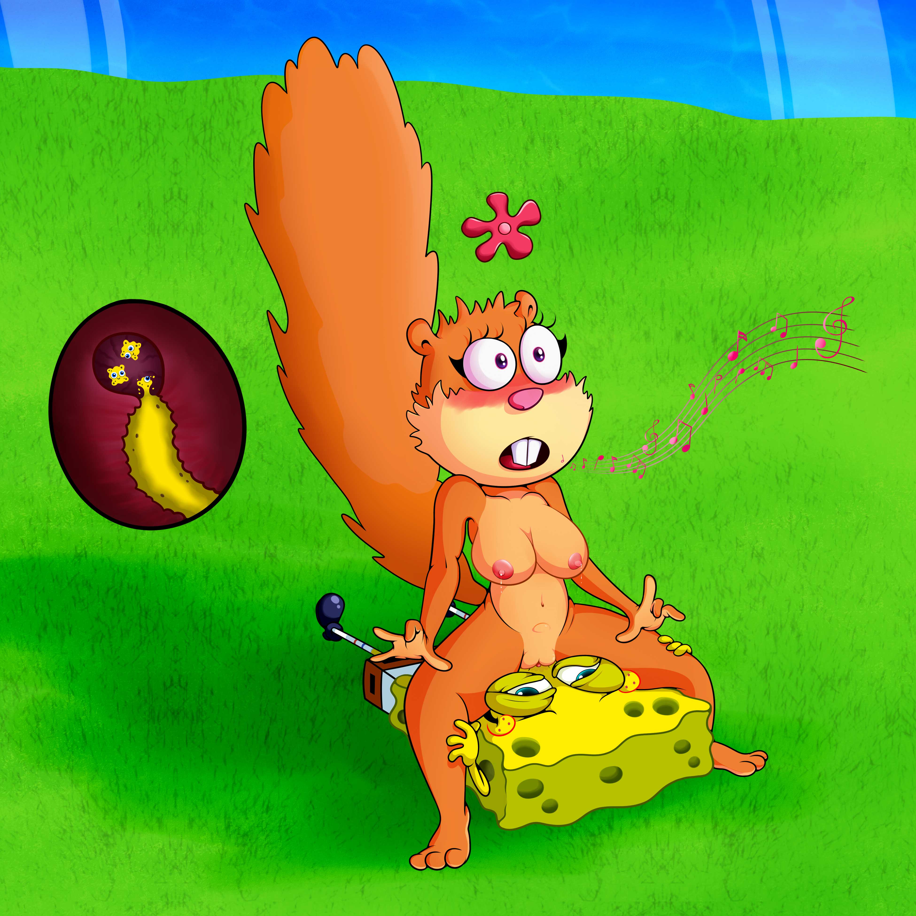 Post 3787176: DoodlingHitman edit Sandy_Cheeks SpongeBob_SquarePants  SpongeBob_SquarePants_(series)