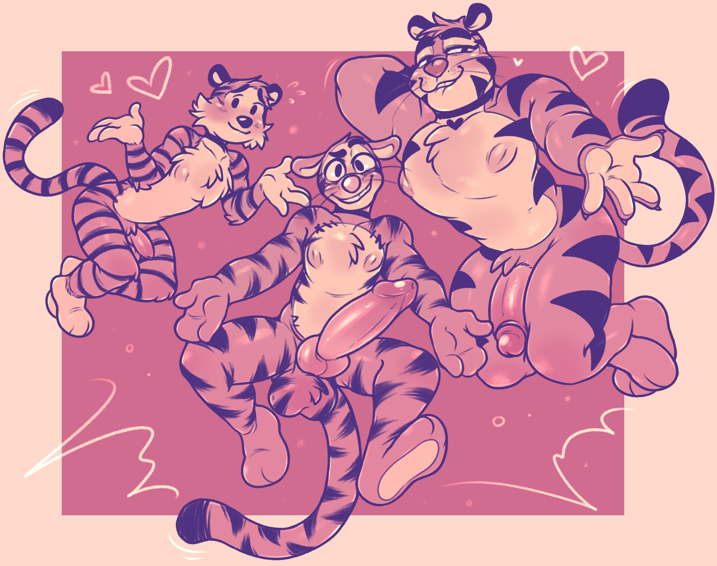 Aipec018 Calvin_and_Hobbes Frosted_Flakes Hobbes Kellogg's Tigger Tony_the_Tiger Winnie_the_Pooh crossover mascots