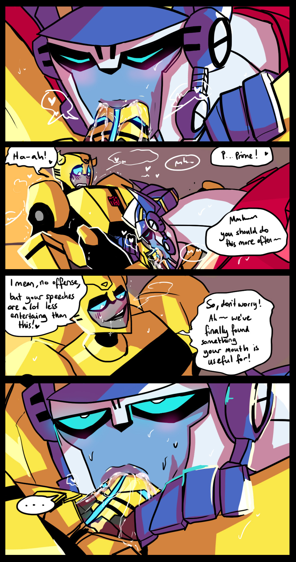 Bumblebee x optimus prime