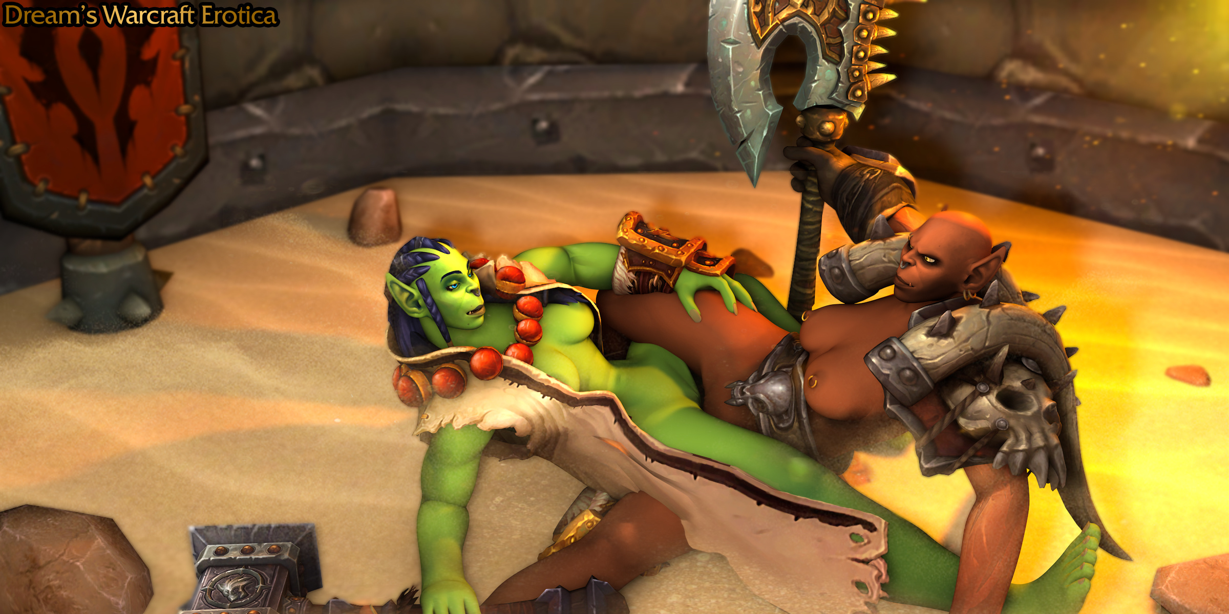 DreamGirl Garrosh_Hellscream Mag'har_Orc Rule_63 Thrall World_of_Warcraft orc