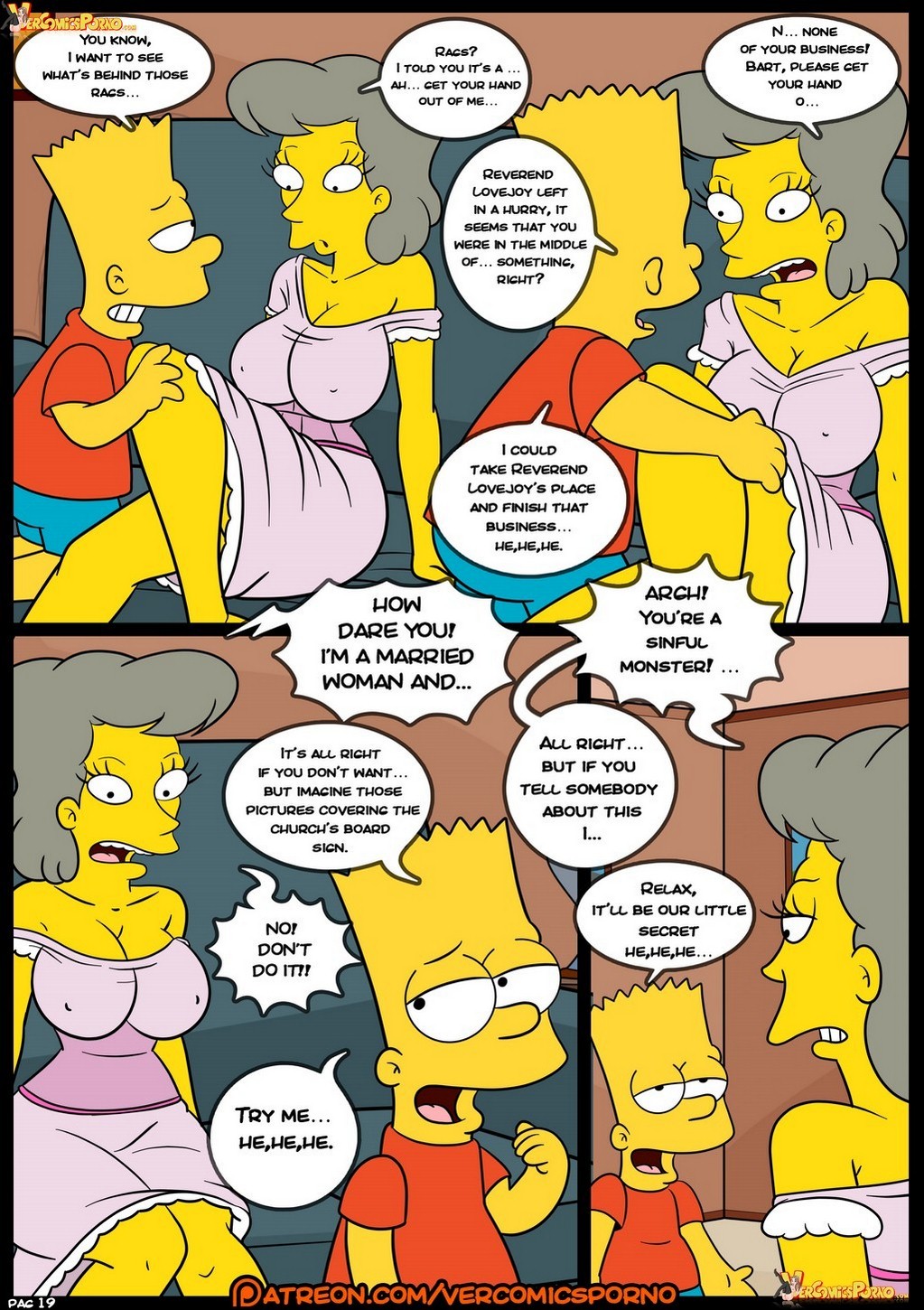 Post 3065646 Bart Simpson Comic Croc Sx Helen Lovejoy The Simpsons Vercomicsporno