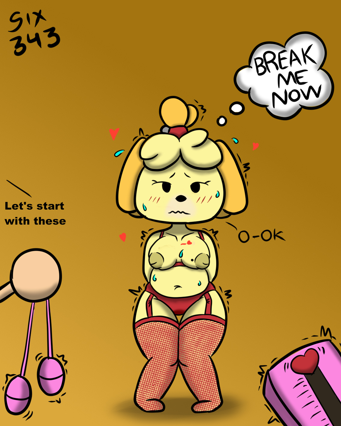 Animal_Crossing Isabelle six343