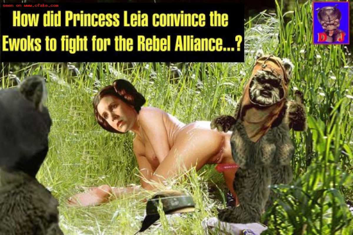 Post 250111 Carrie Fisher Dj Artist Ewok Fakes Princess Leia Organa
