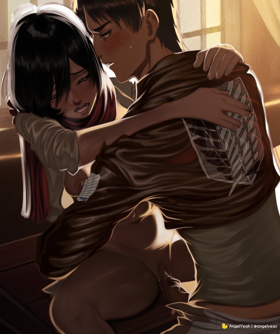 Post 5543445 Angelyeah Attackontitan Erenjaeger Mikasaackerman 