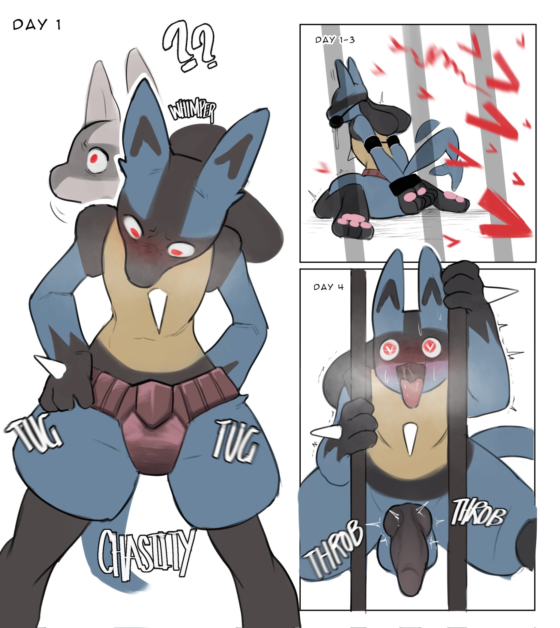 Lucario Porkyman sincastermon