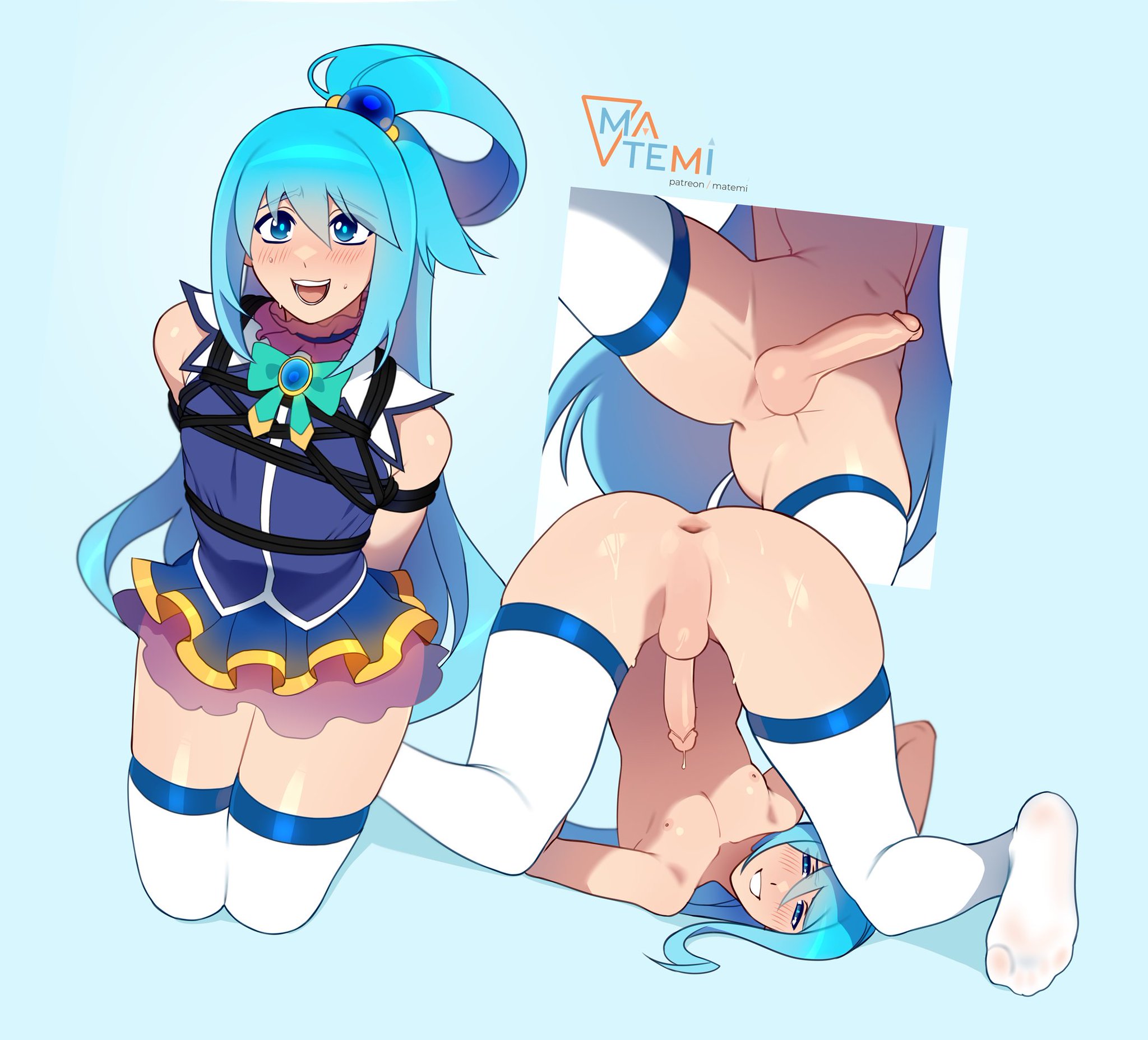 Aqua KonoSuba:_God's_Blessing_on_this_Wonderful_World! Rule_63 matemi