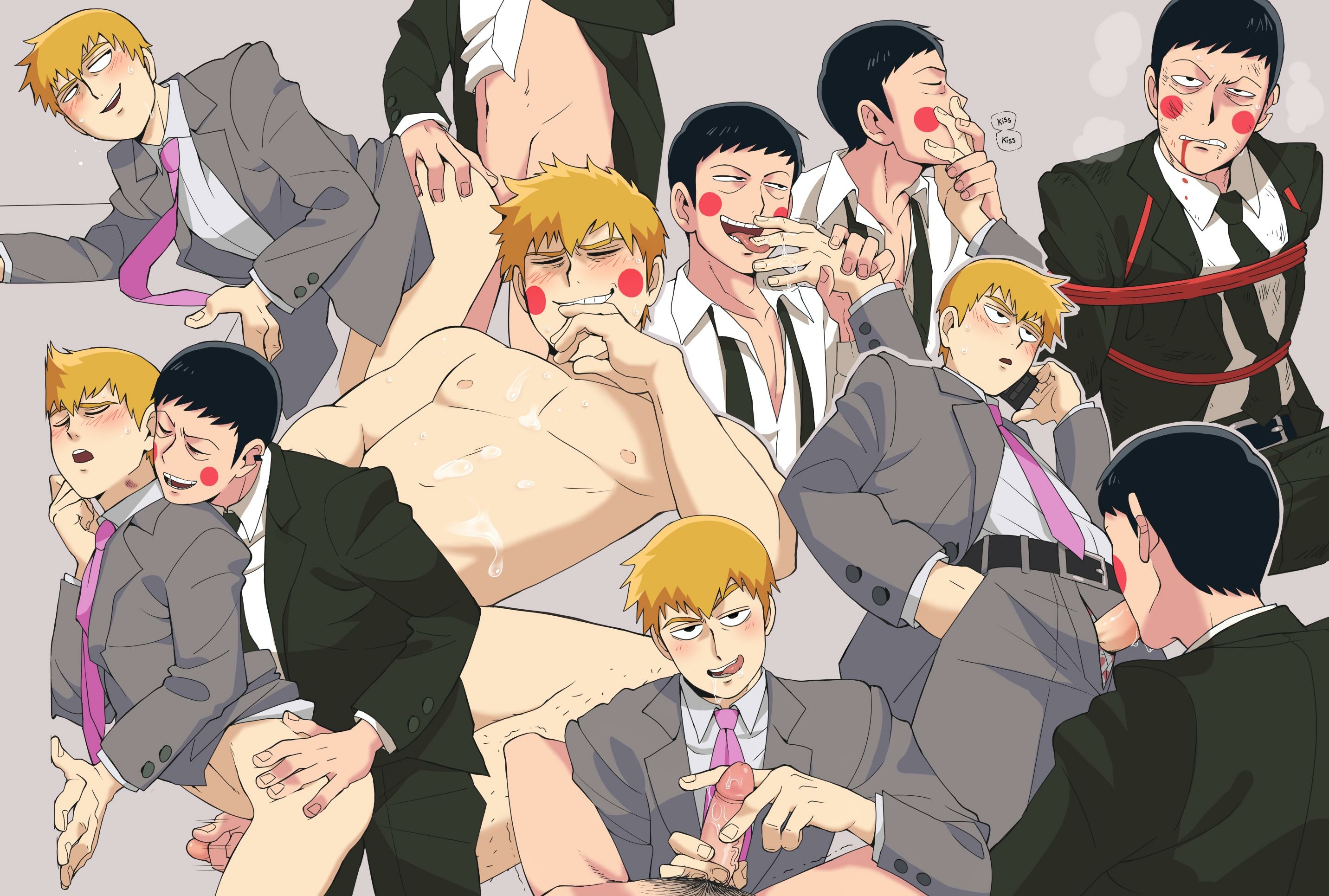 Post 3100153 Arataka Reigen Dimple Mob Psycho 100