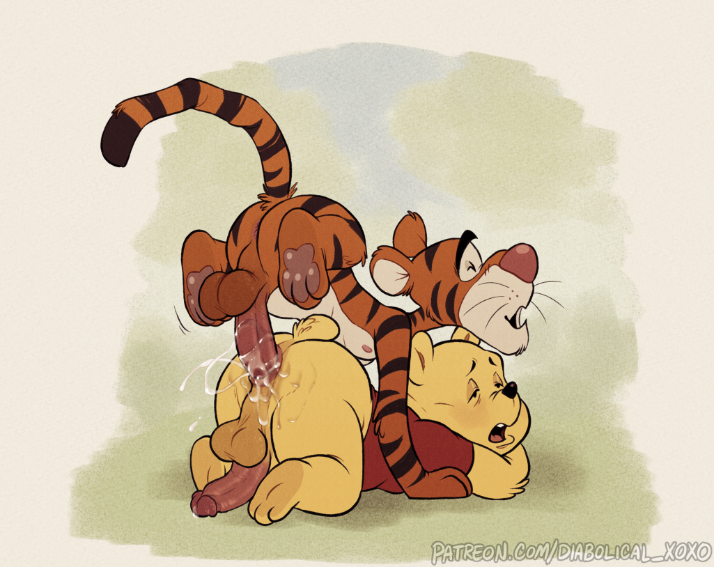 Pooh Tigger Winnie_the_Pooh diabolical_XOXO