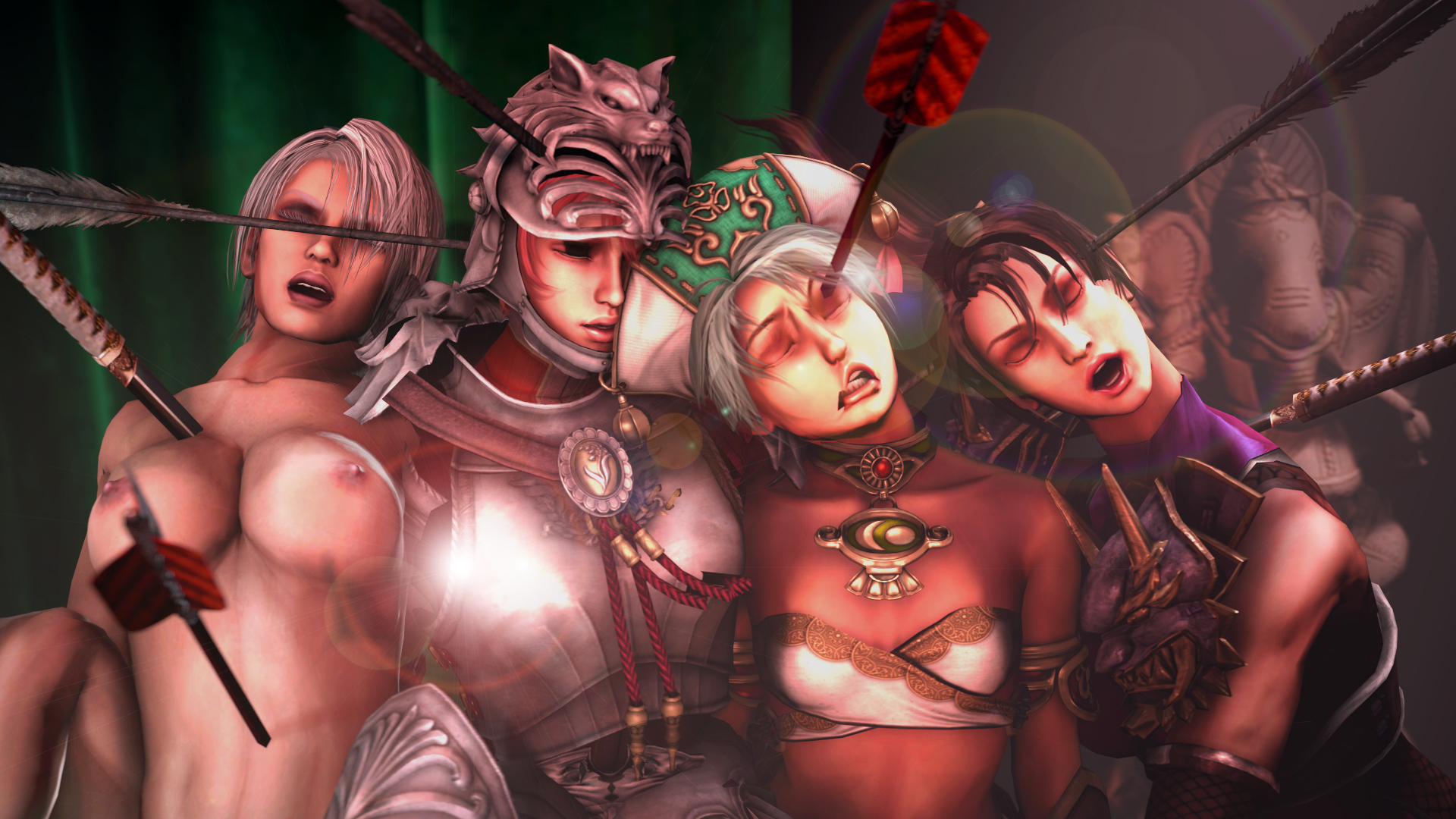 Post 1266468: Hildegard_von_Krone Isabella_Valentine Soulcalibur Taki Talim