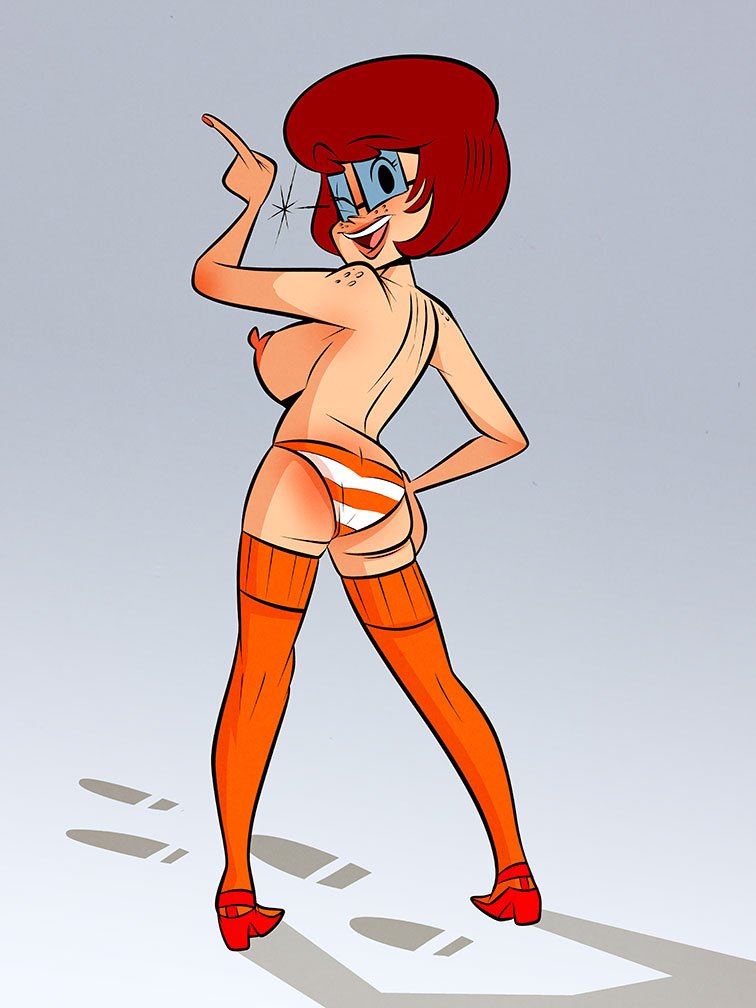 Scooby-Doo_(series) Velma_Dinkley themrock