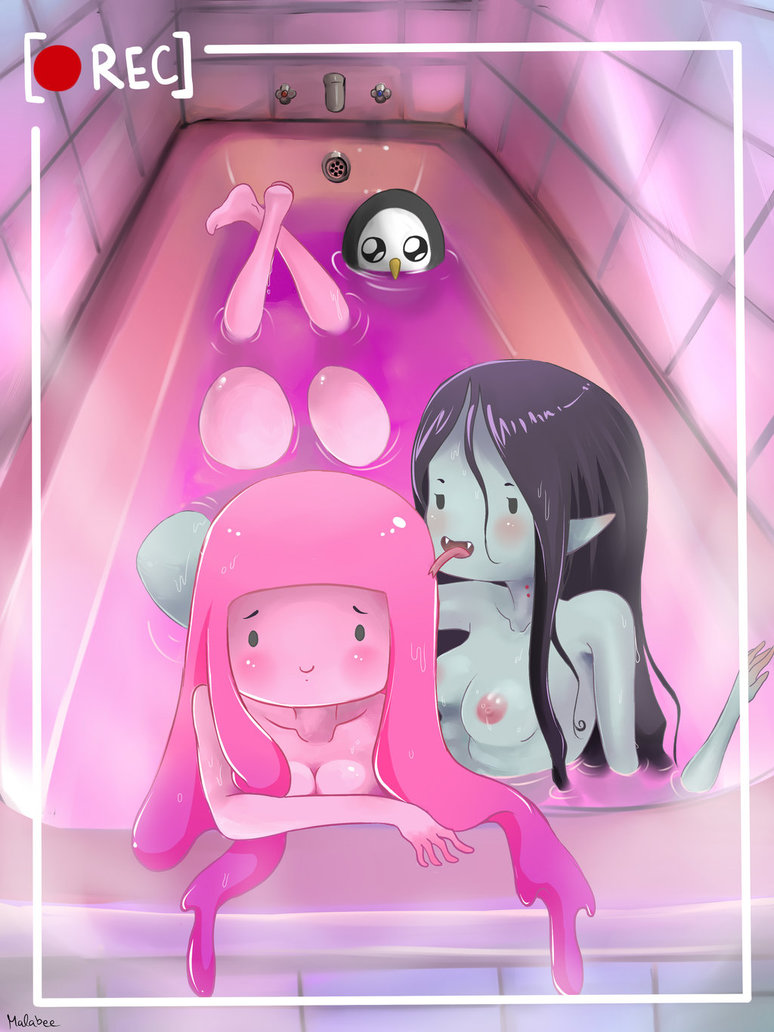 Adventure_Time Gunter Malabee Marceline Princess_Bubblegum