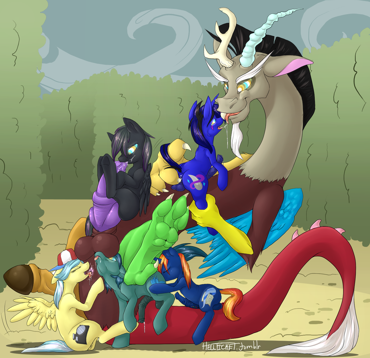 Post 1181226: Discord Friendship_is_Magic hellticket My_Little_Pony