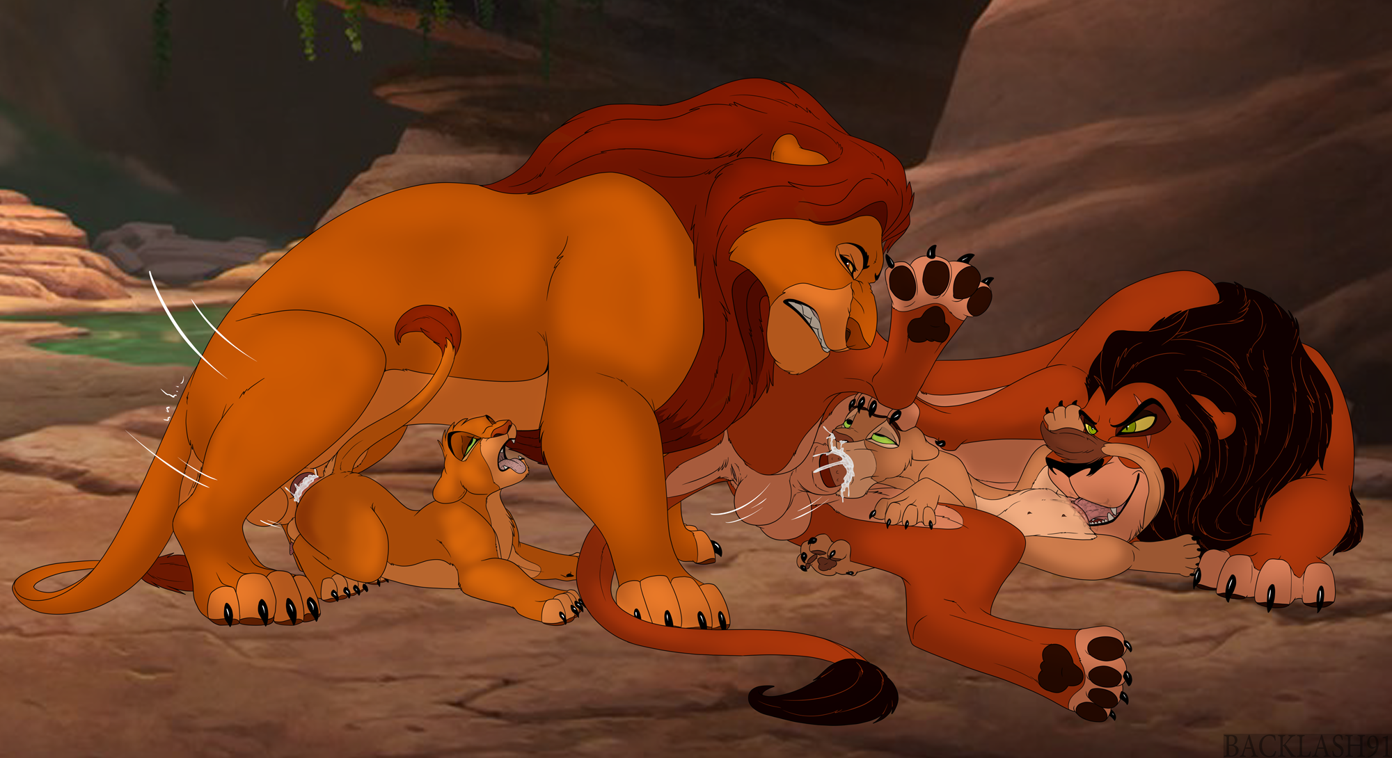 Post 4650341 Backlash91 Mufasa Nala Scar Simba The Lion King