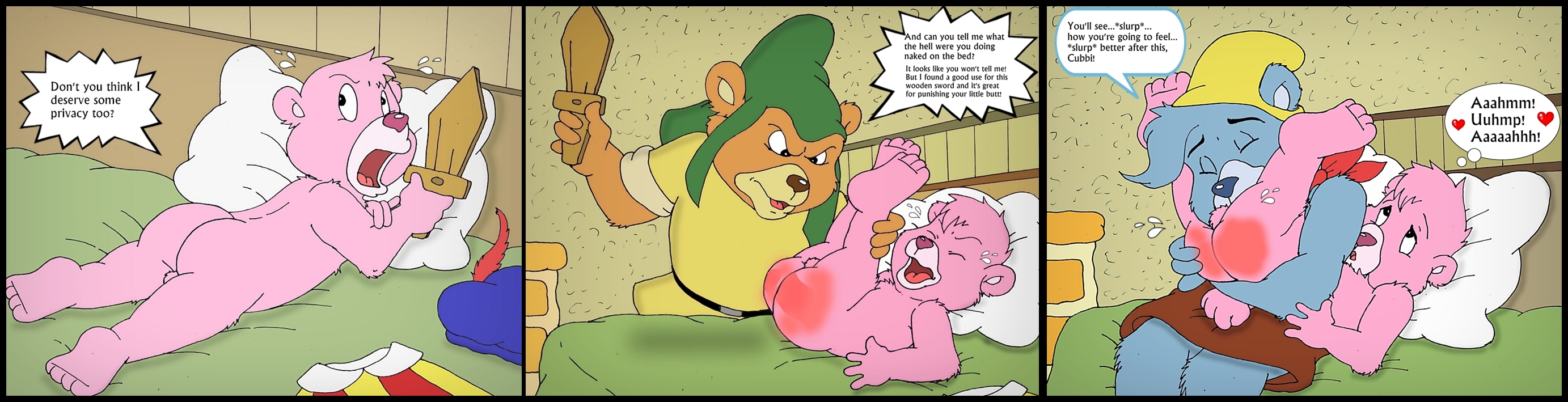 Adventures_of_the_Gummi_Bears Cubbi_Gummi Gruffi_Gummi Gusto_Gummi nelson88