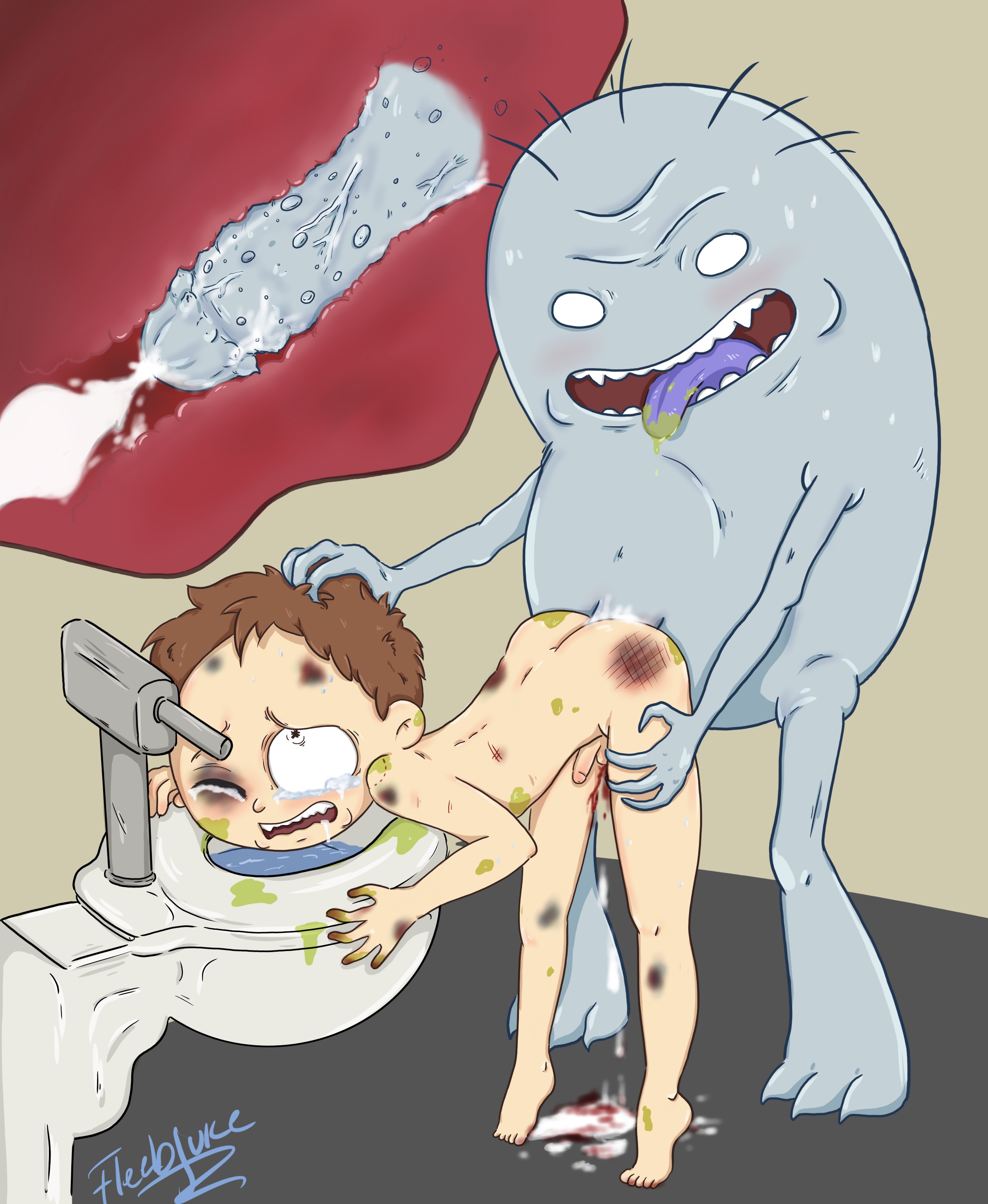 Post 3593969: Fleebjuice King_Jellybean Morty_Smith Rick_and_Morty