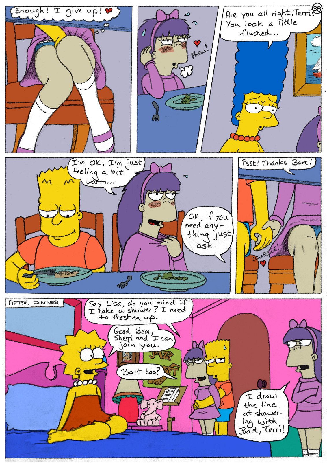 Post 5121524 Bartsimpson Comic Jimmy Lisasimpson Margesimpson Sherrimackleberry Terri