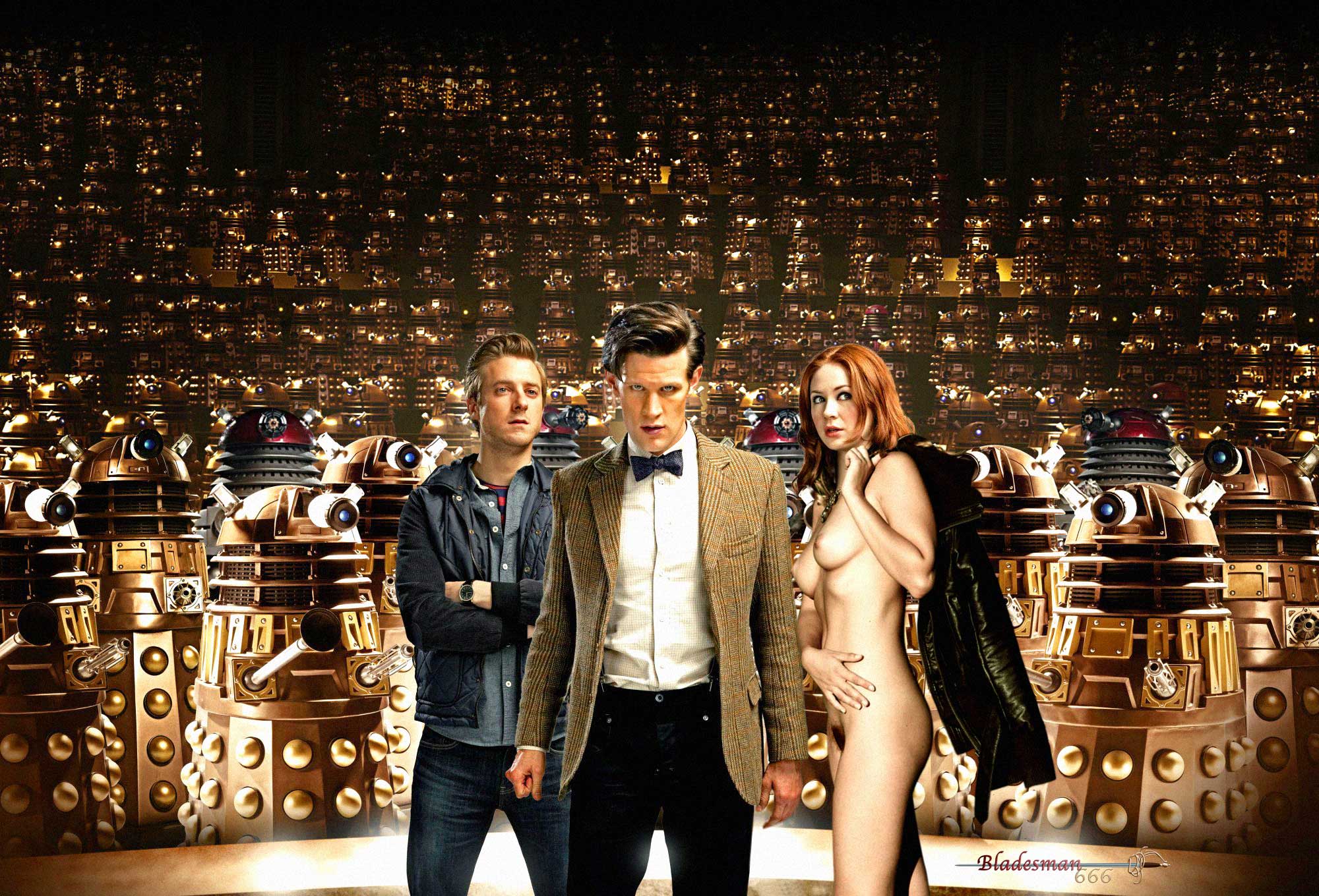 Post 2060800 Amy Pond Arthur Darvill Bladesman666 Dalek Doctor Who