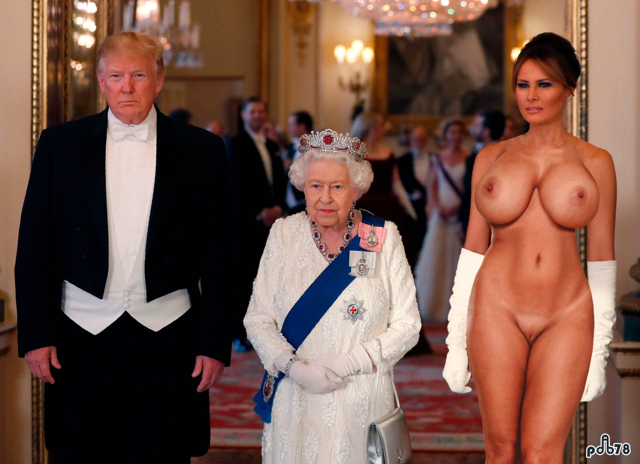 Post 3642901 Donaldtrump Fakes Melaniatrump Pollo78 Queenelizabethii 