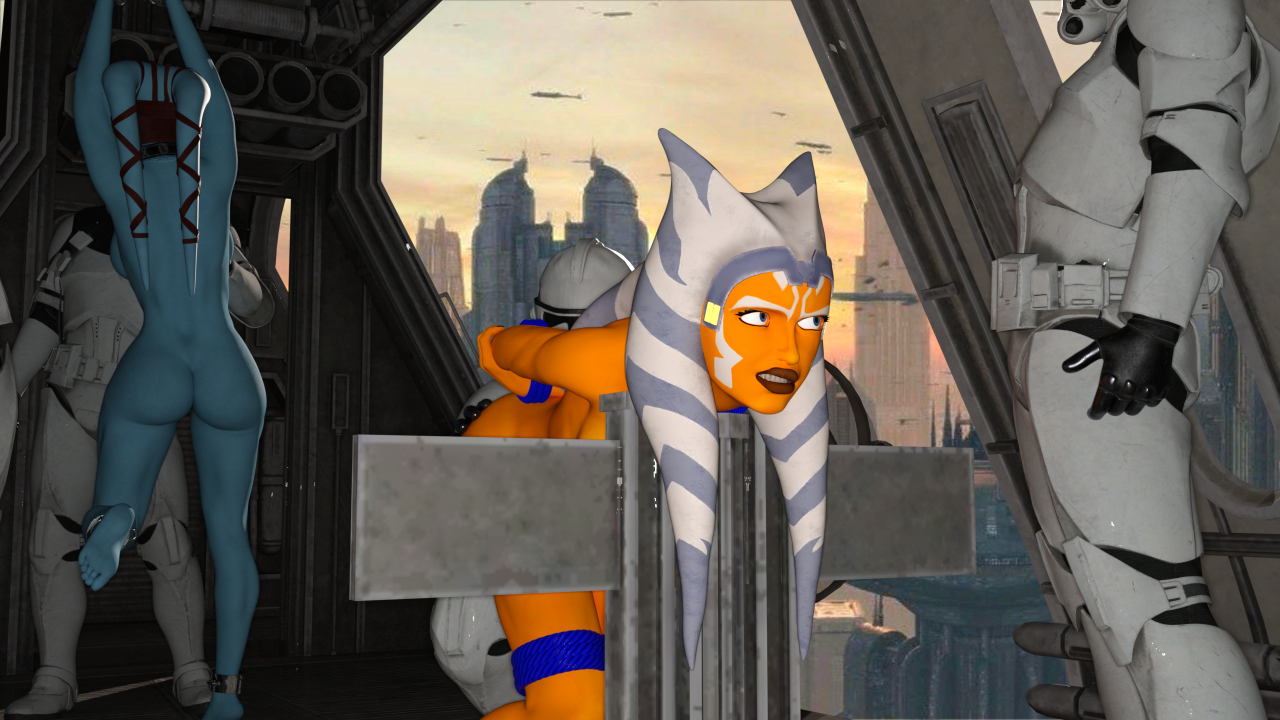 Aayla_Secura Ahsoka_Tano Clone_Wars Defaultusername Star_Wars Twi'lek clone_trooper togruta