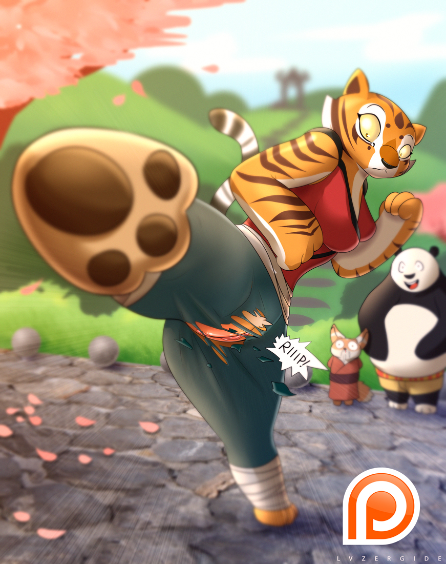 Kung_Fu_Panda Master_Shifu Master_Tigress Po_Ping lysergide