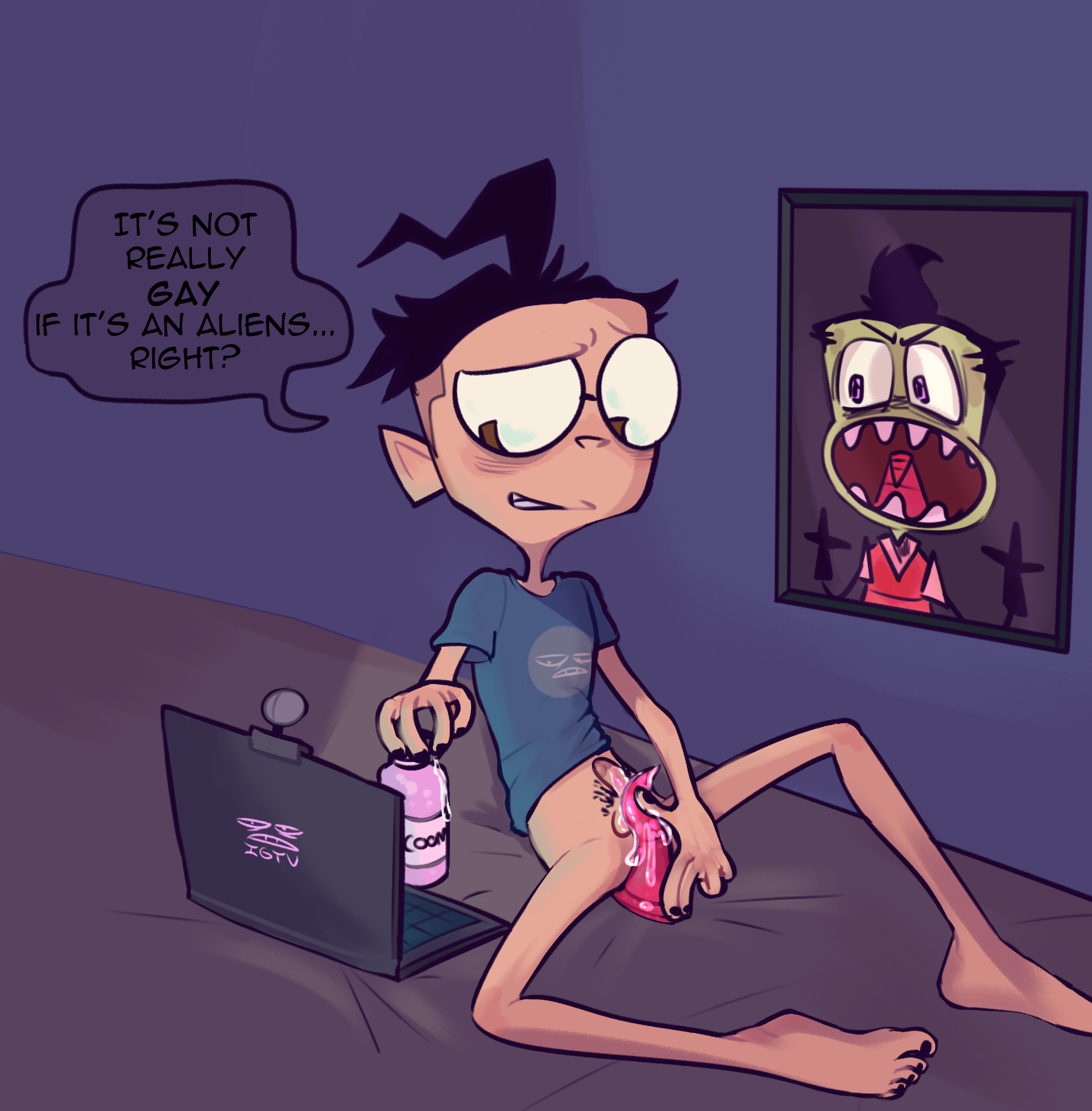 Post 4936502 Dibmembrane Imgoingtovomit Invaderzim Irken Zim 