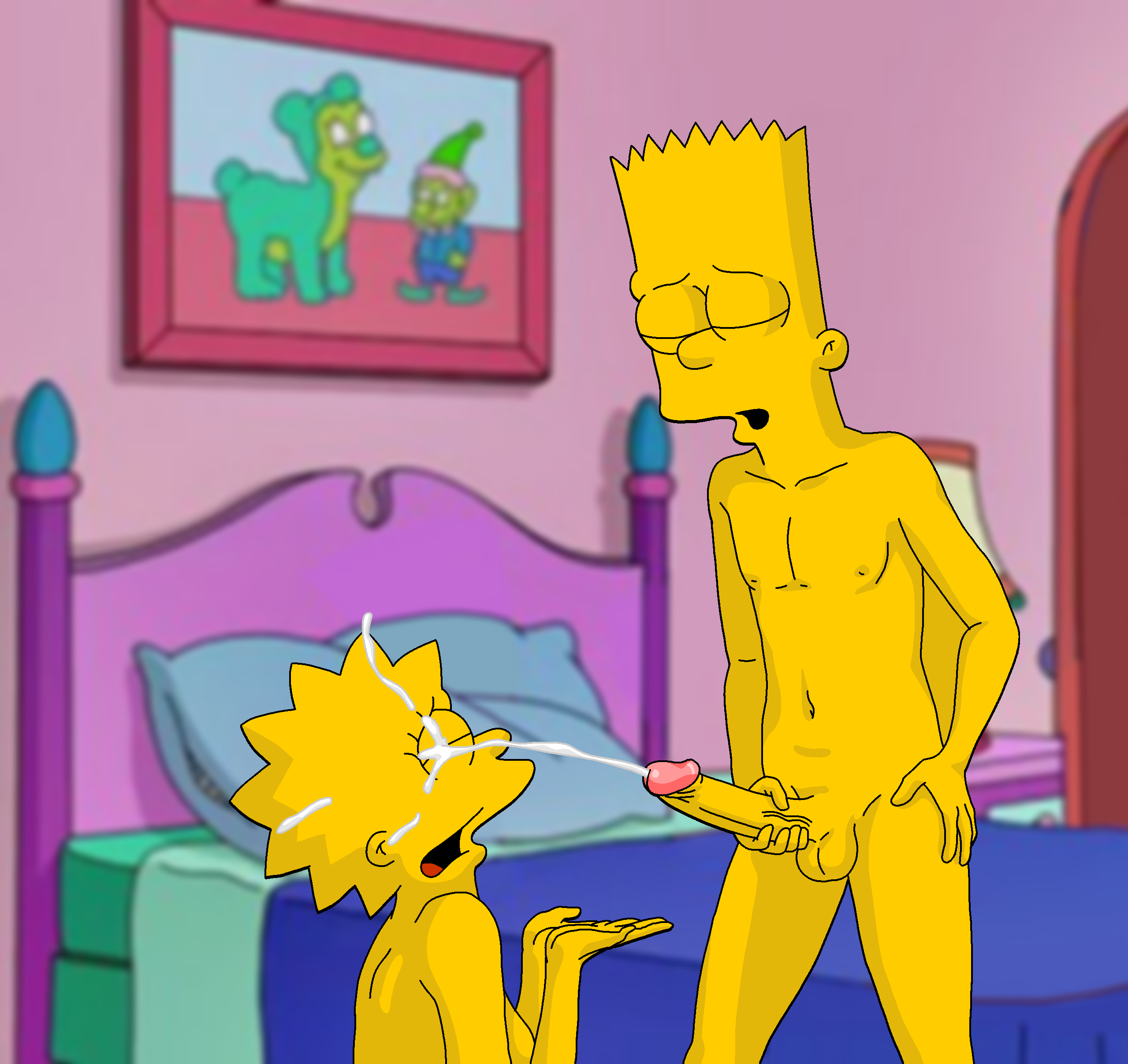 Bart_Simpson Lisa_Simpson The_Simpsons evilweasel