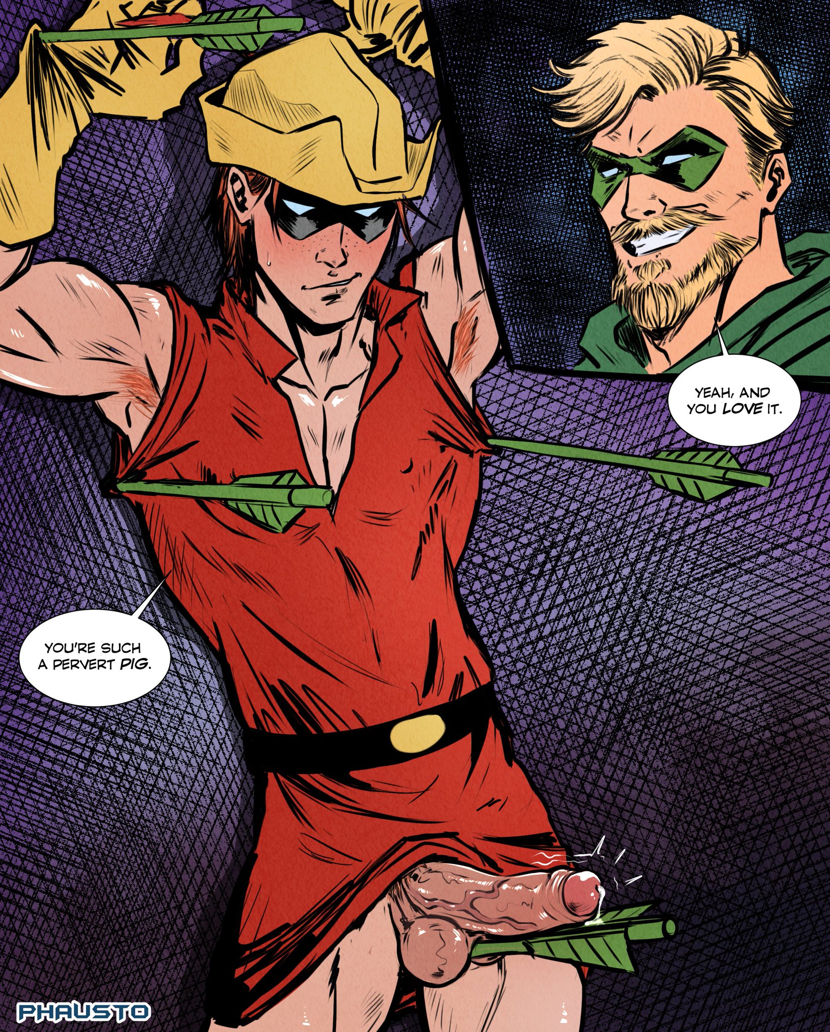 Post 3473424 Dc Greenarrow Oliverqueen Phausto Royharper Speedy Youngjustice 9303