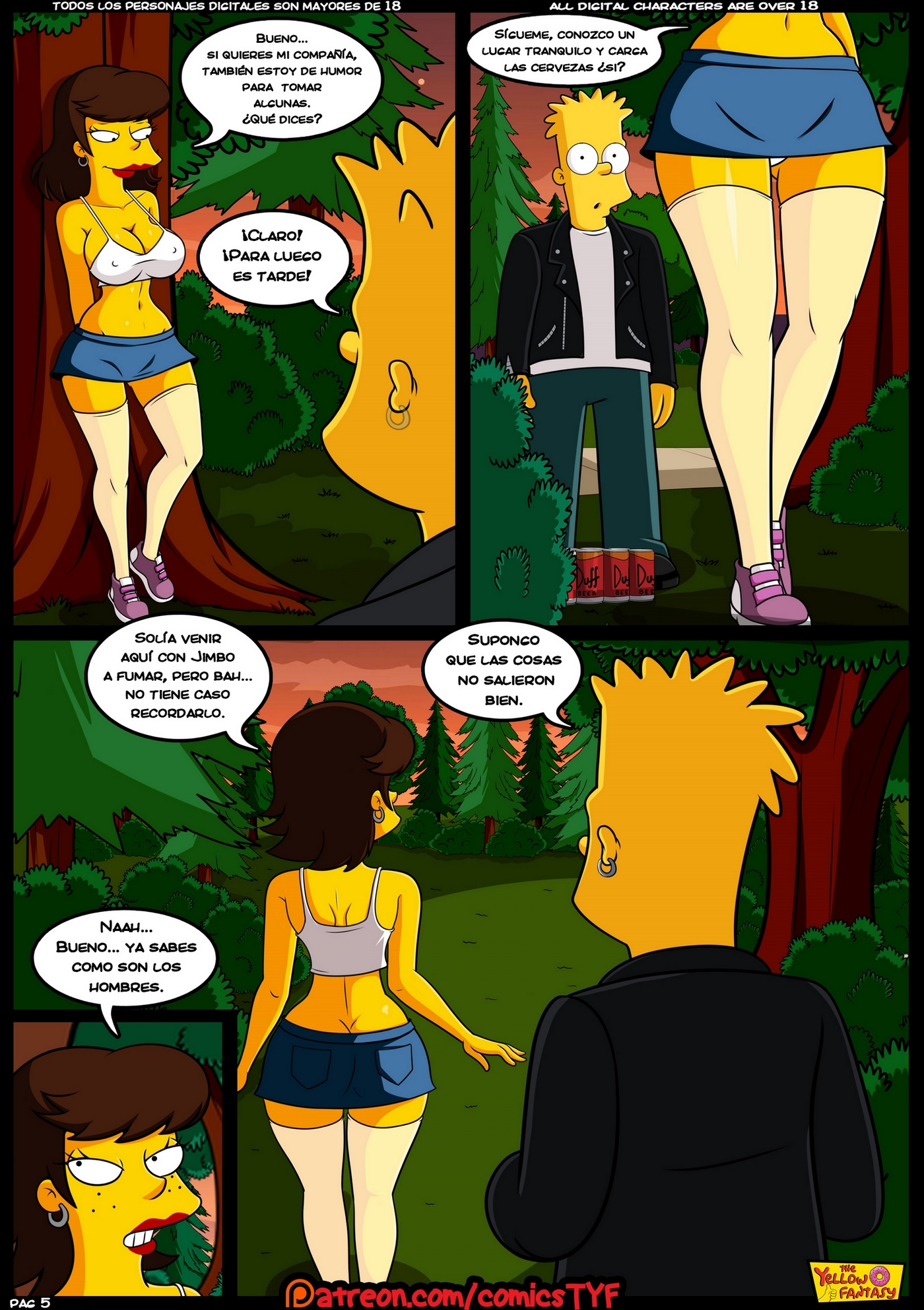 Post 5692345: Bart_Simpson comic Shauna_Chalmers The_Simpsons Vercomicsporno