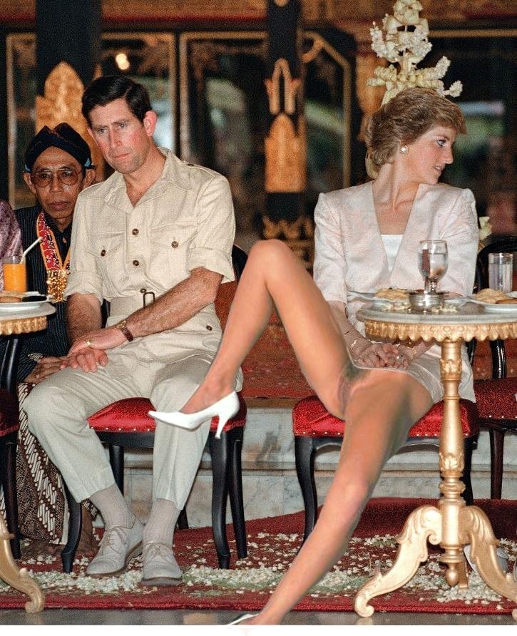 Celebrity Upskirt Fakes - Post 1945228: brnofak fakes King_Charles_III Princess_Diana