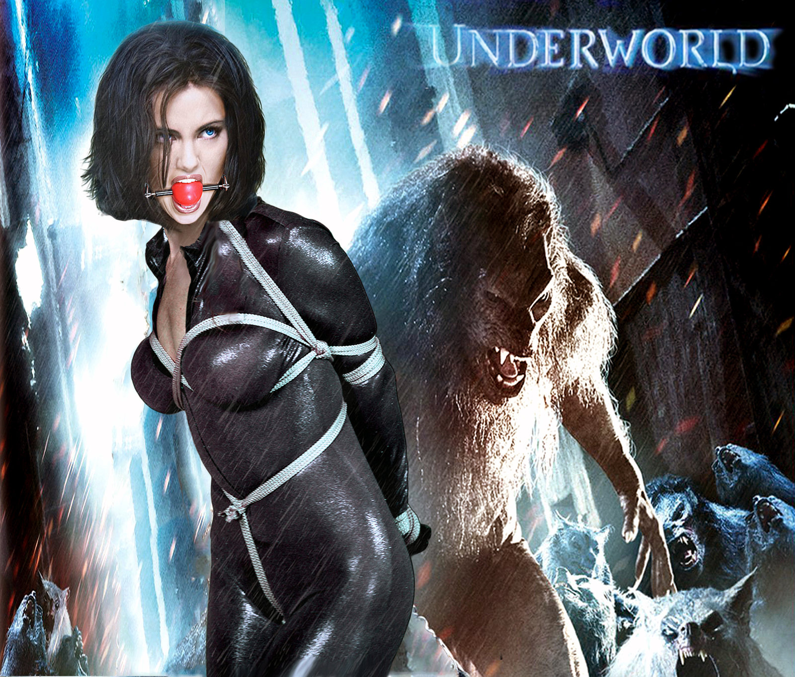 Kate_Beckinsale Selene Underworld Undyingtota fakes lycan werewolf