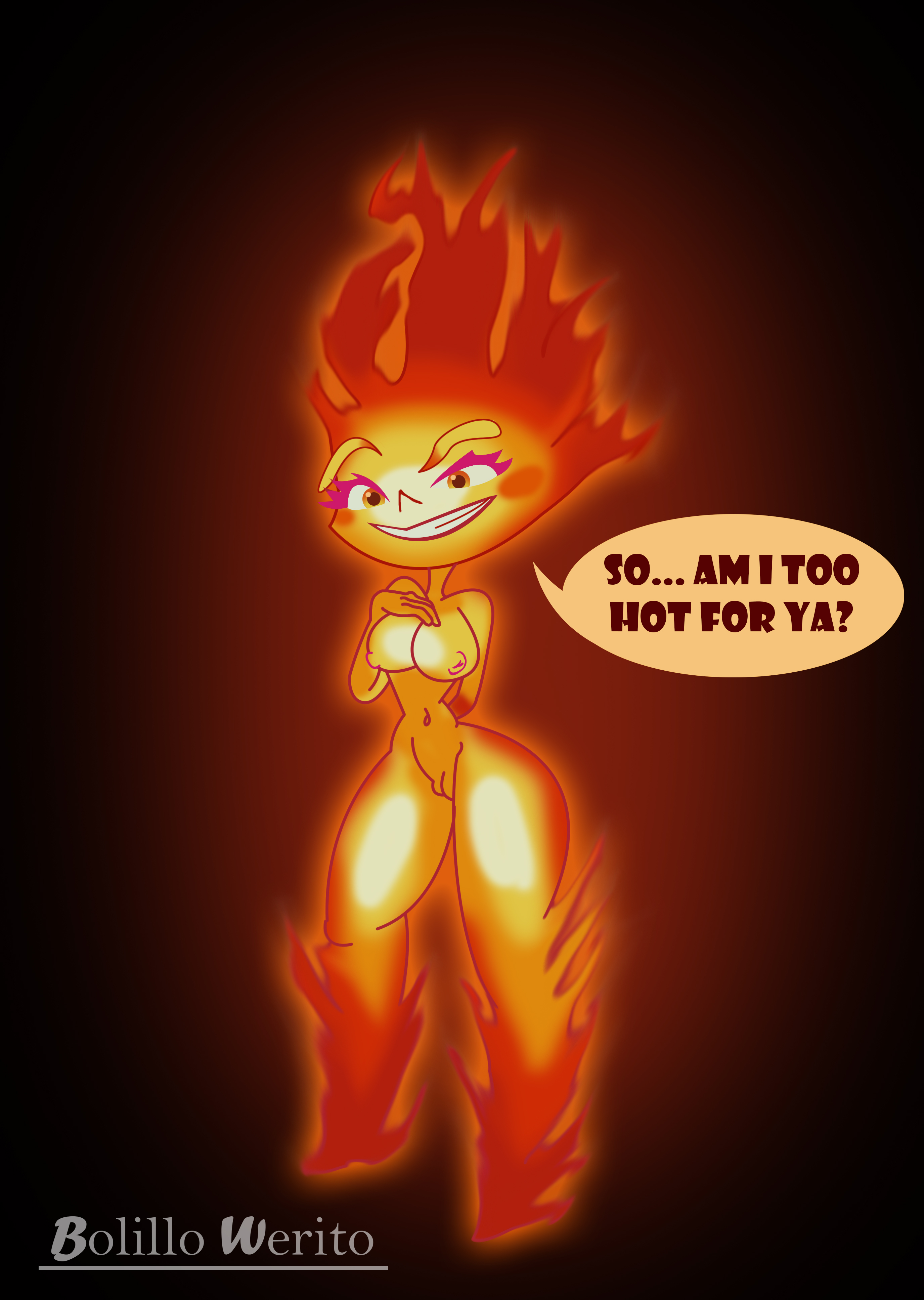 Post 5337669: Bolillo_Werito Elemental_(Pixar) Ember_Lumen