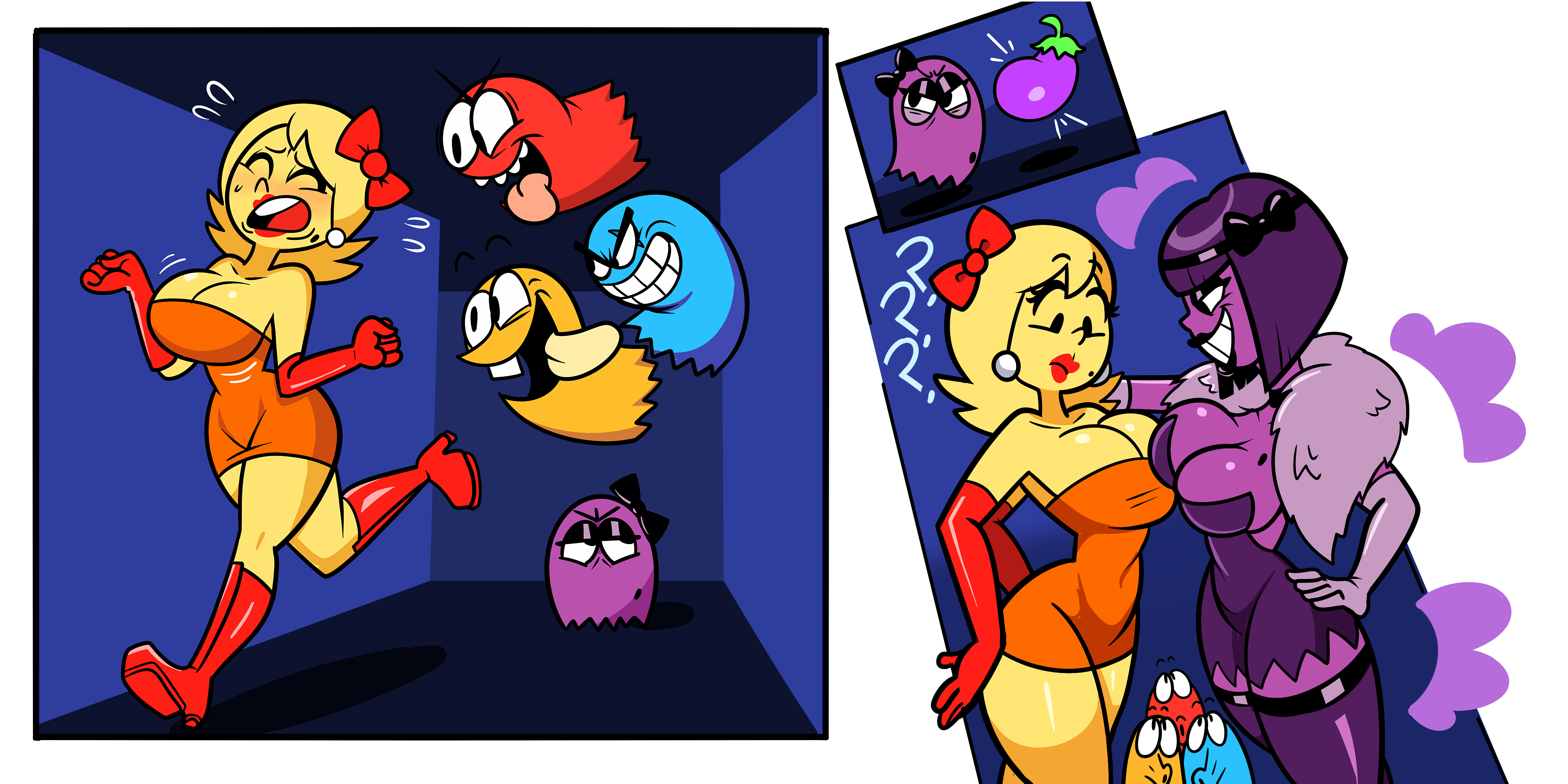 Blinky Clyde Inky Ms._Pac-Man Pac-Man_(series) Sue SuperSpoe