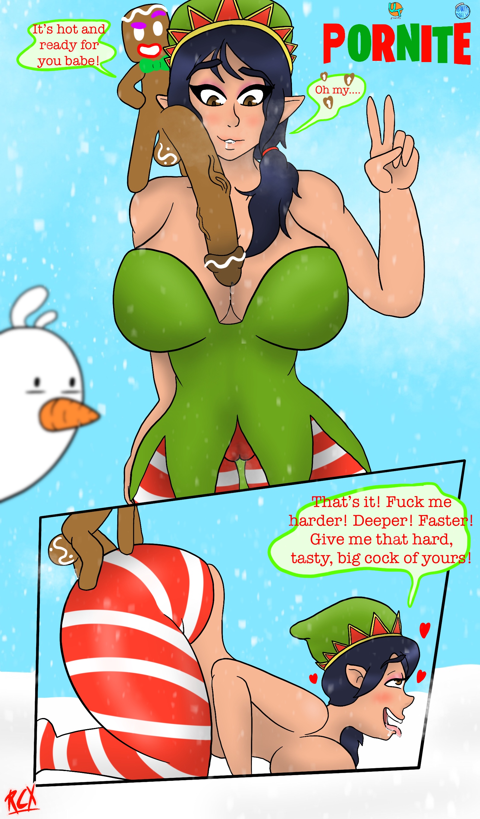 Post 4050987: Christmas comic Fortnite RizeChaosX Tinseltoes